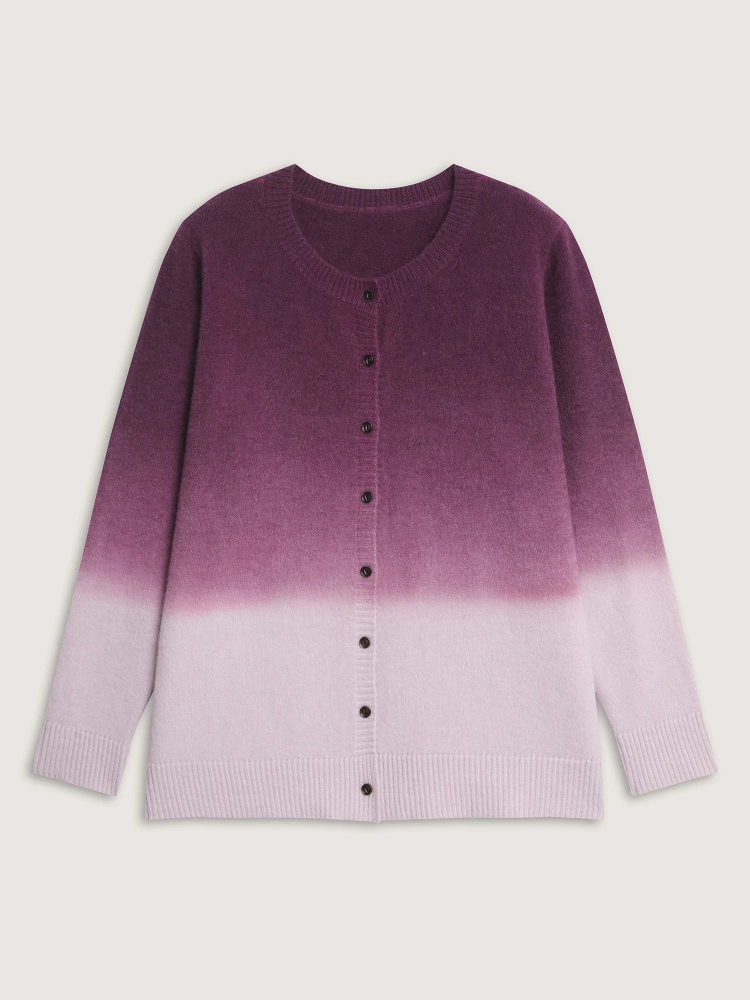 Supersoft Stretchy Color Gradient Knit Cardigan - Image 8