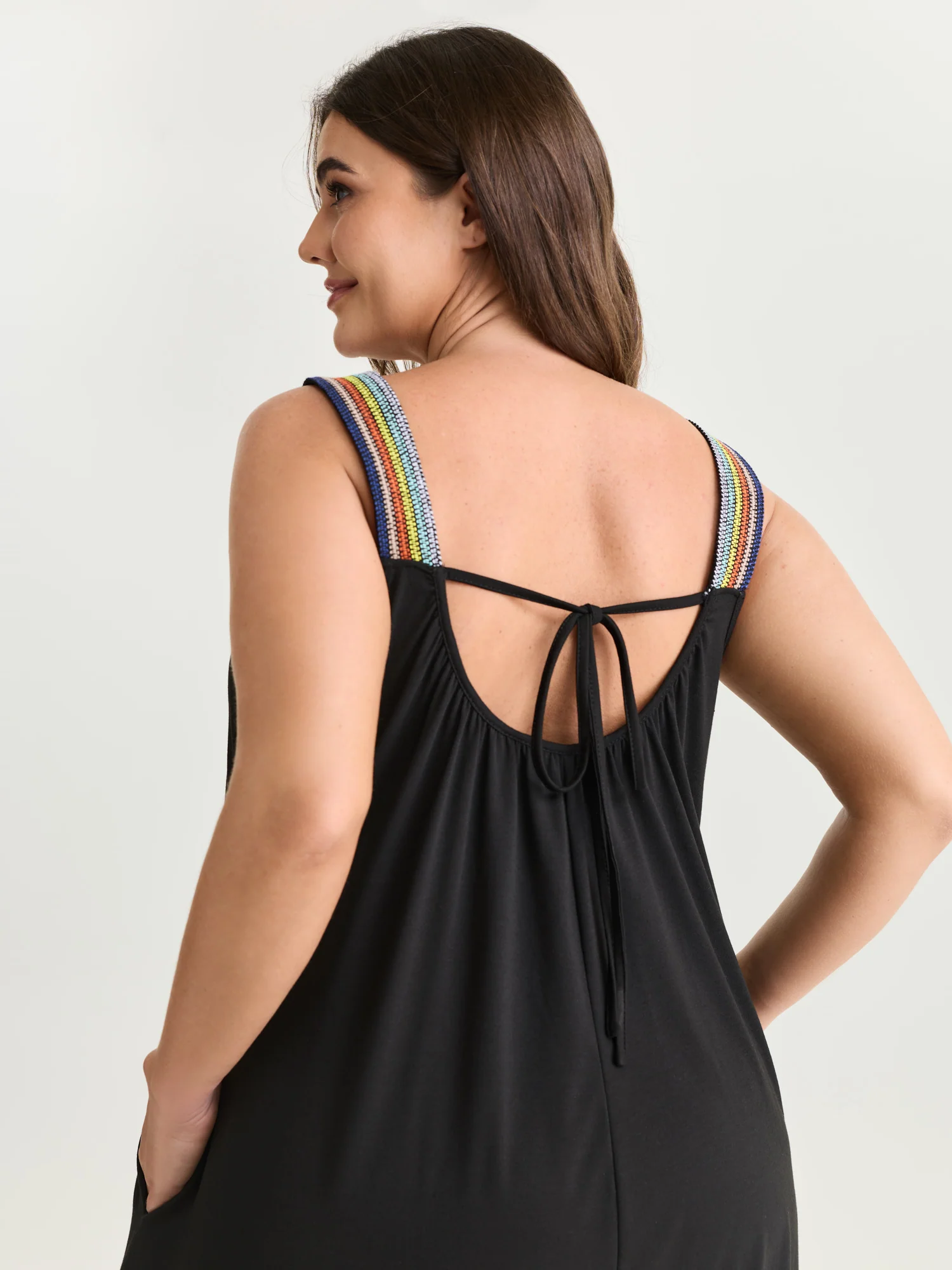Supersoft Stretchy Colorful Straps Jumpsuit - Image 3