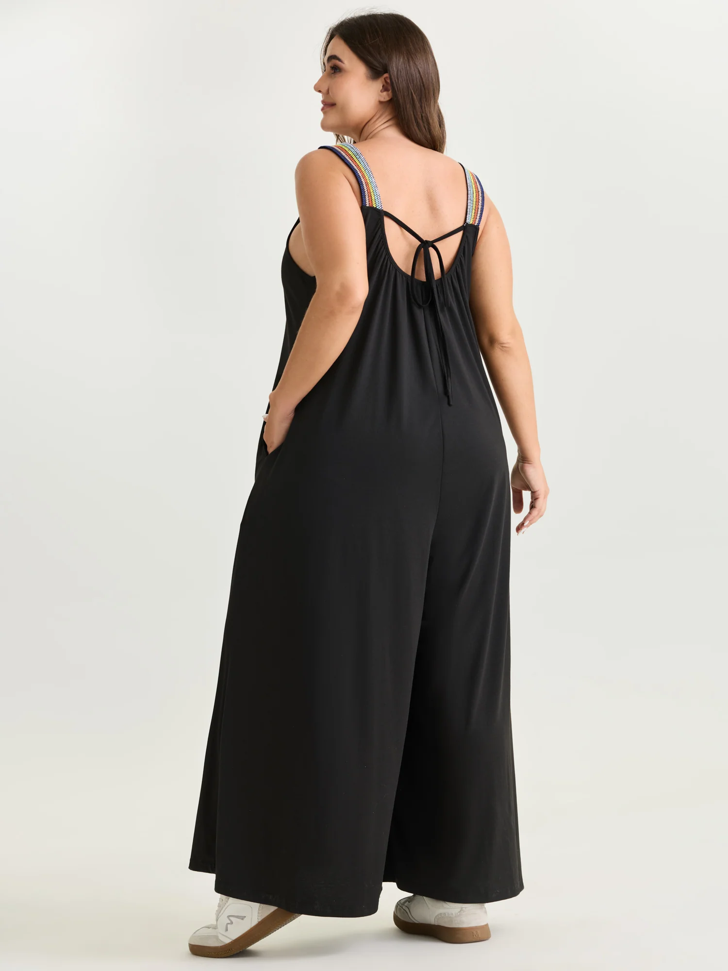 Supersoft Stretchy Colorful Straps Jumpsuit - Image 6