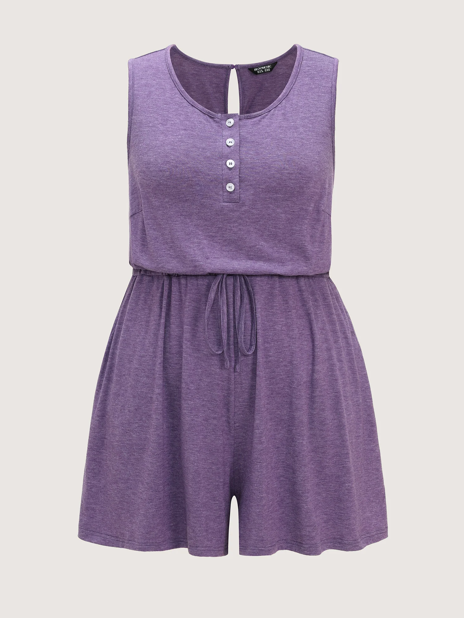 Supersoft Stretchy Drawstring Waist Lounge Jumpsuit - Image 8
