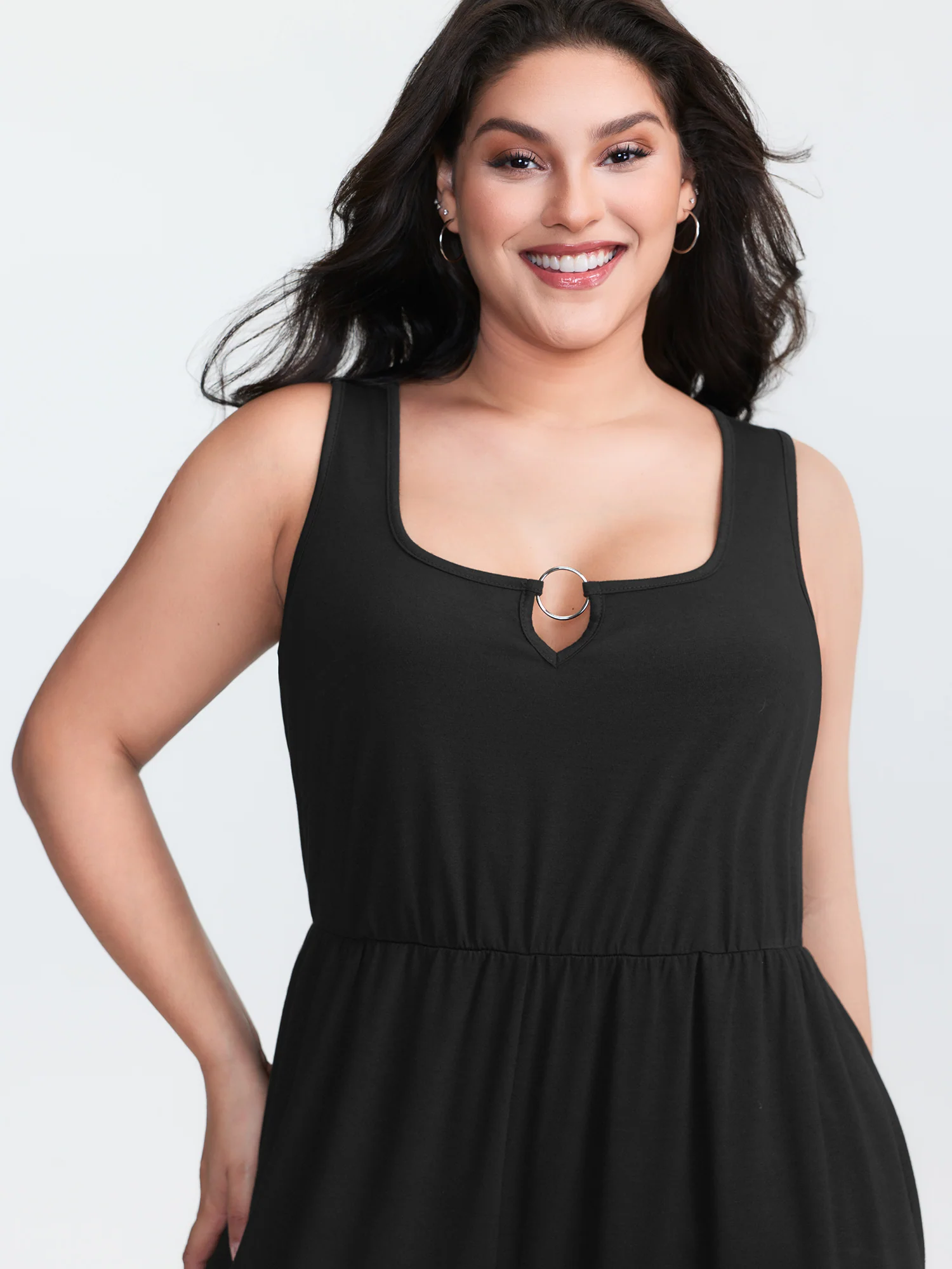 Supersoft Stretchy Metal Loop Jumpsuit - Image 2