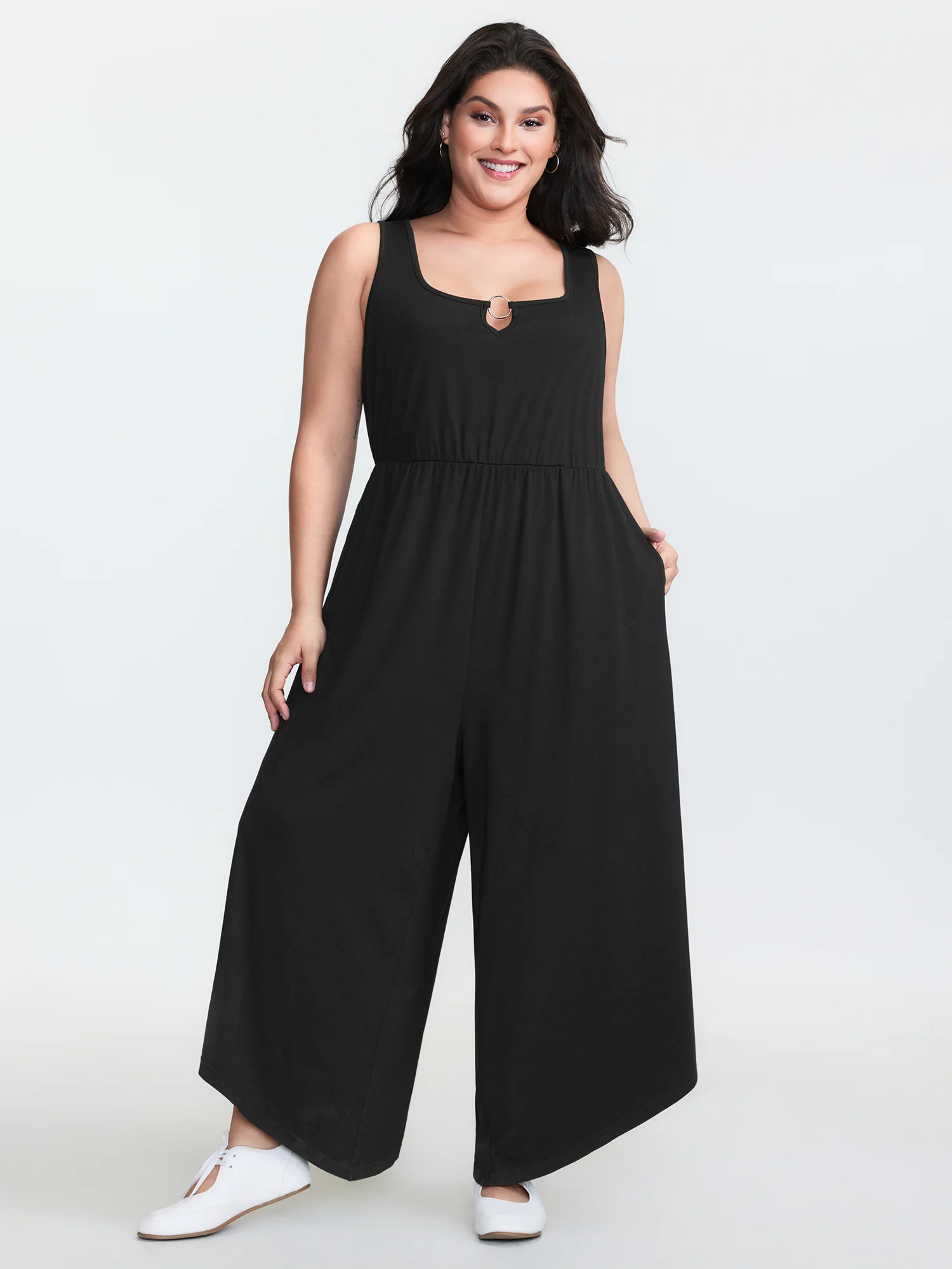 Supersoft Stretchy Metal Loop Jumpsuit - Image 3