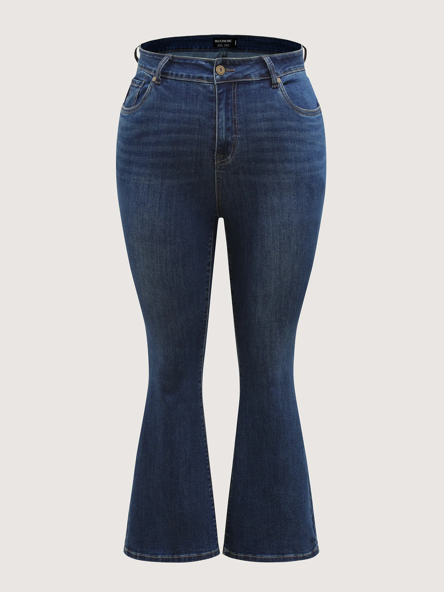 Thigh-Friendly Moderate Stretch Flare Jeans - Image 7
