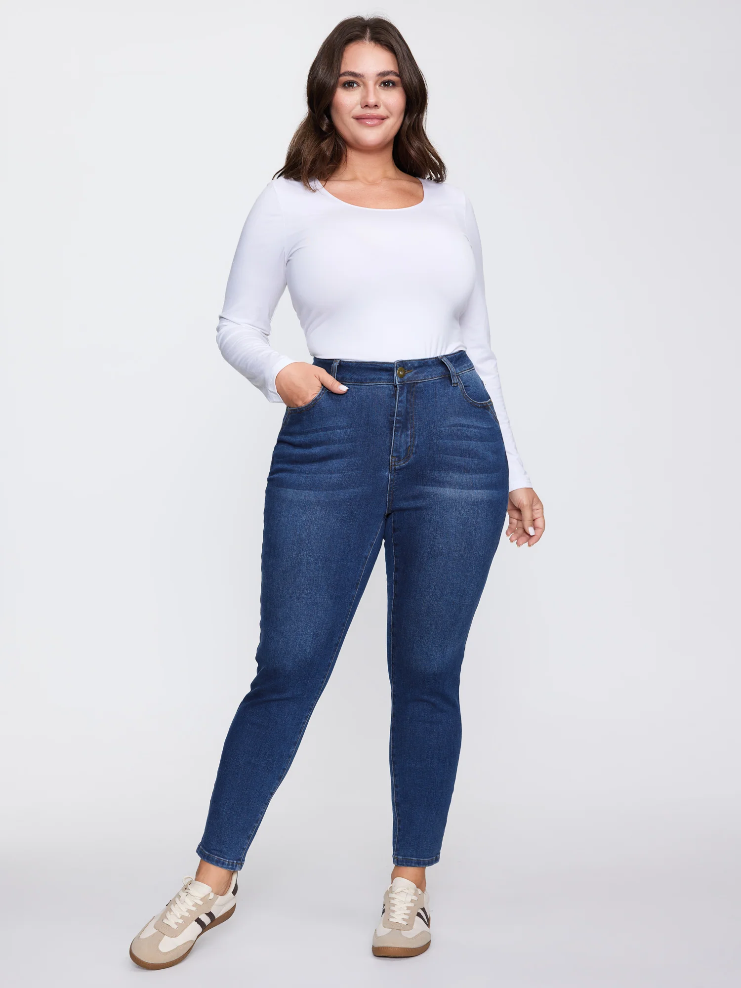 Everyday Moderate Stretch Skinny-Fit Cropped Jeans - Image 3