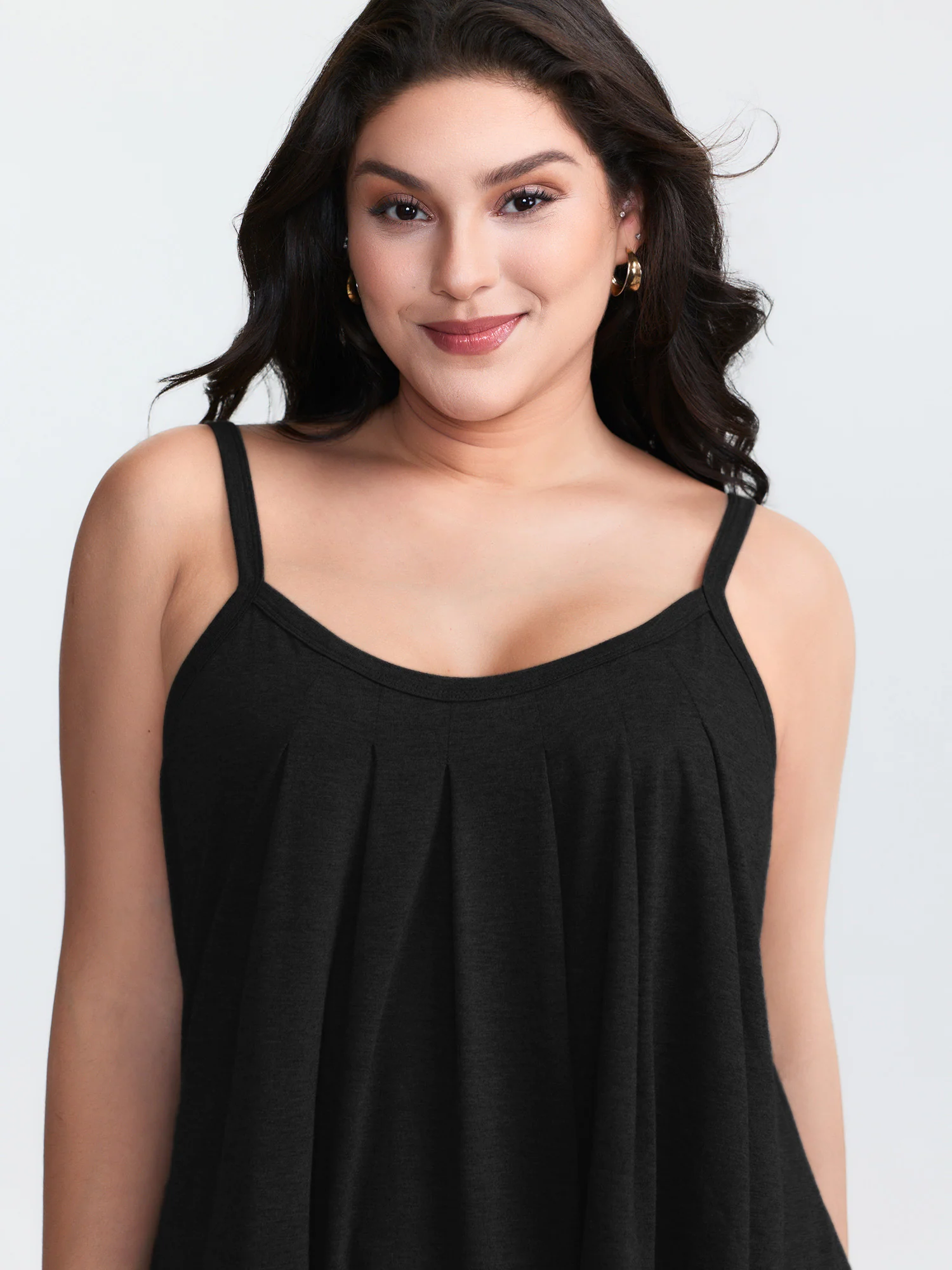Supersoft Stretchy Pleated Tank Top - Image 10