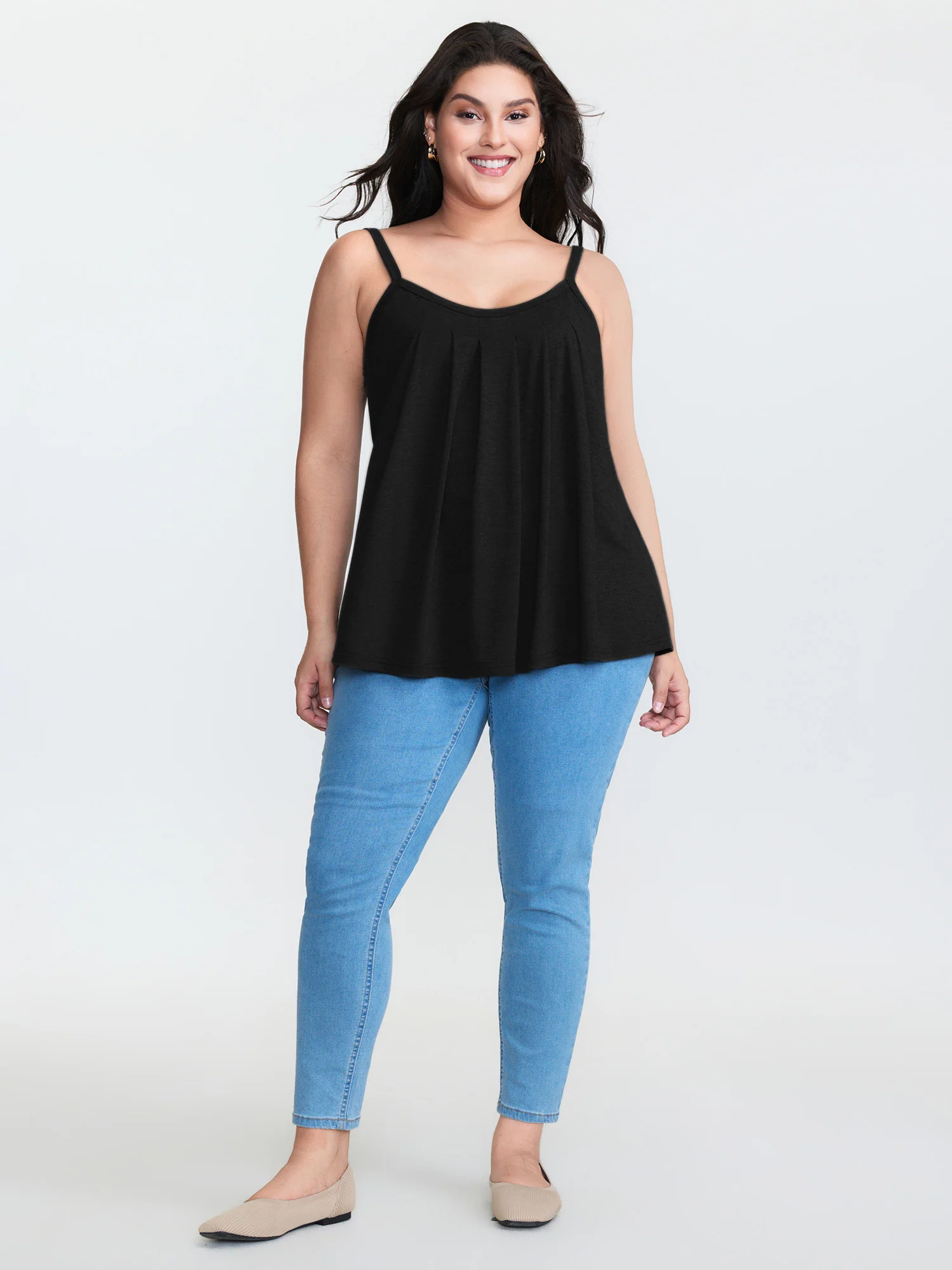 Supersoft Stretchy Pleated Tank Top - Image 12