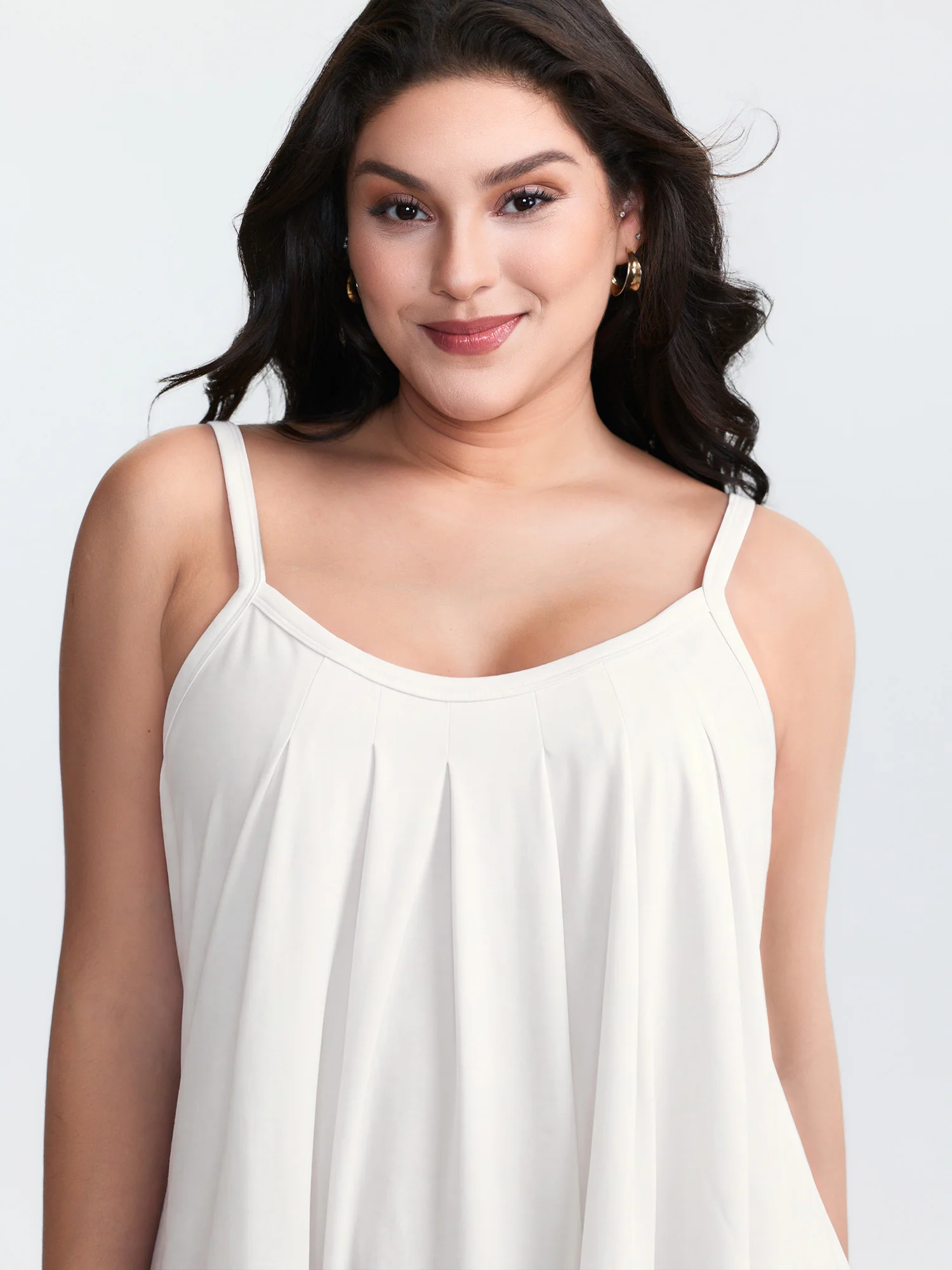 Supersoft Stretchy Pleated Tank Top - Image 15