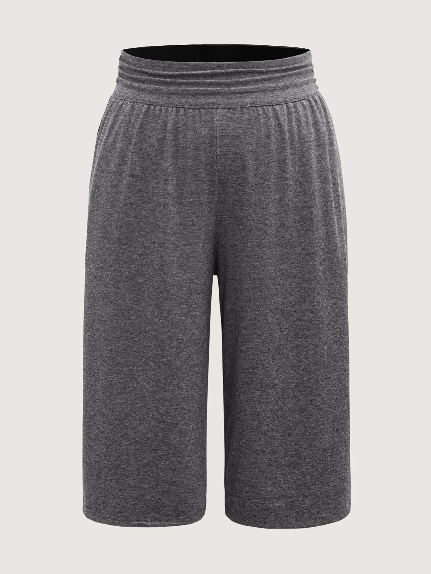 Supersoft Stretchy Pleated Waist Straight-Leg Pants - Image 6
