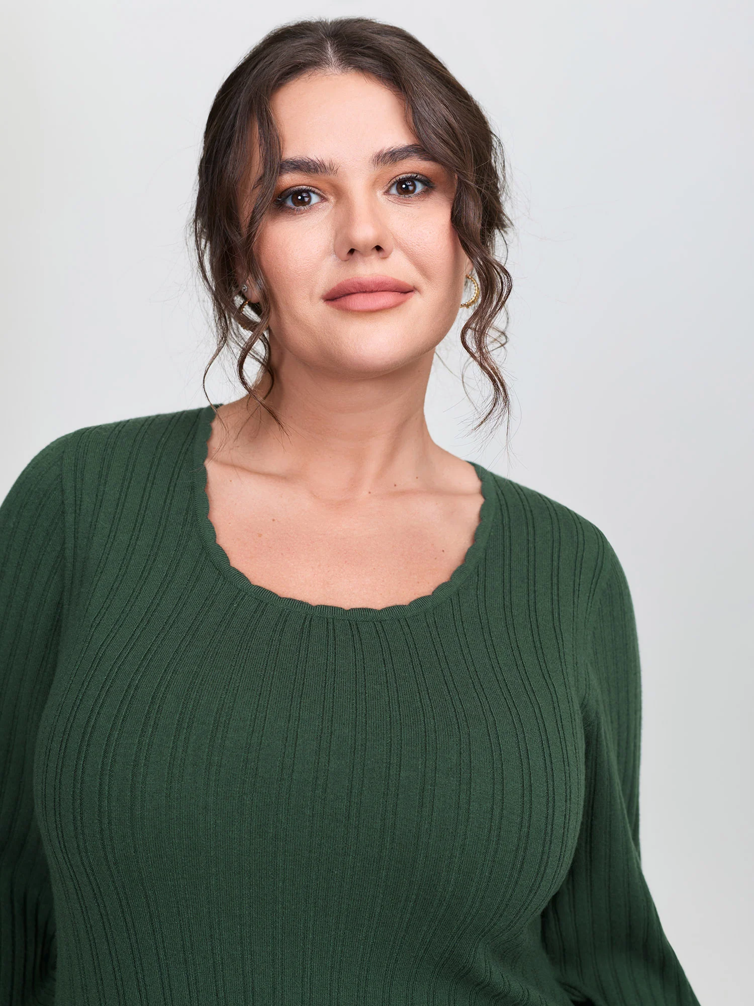 Supersoft Stretchy Round Neck Pullover - Image 2