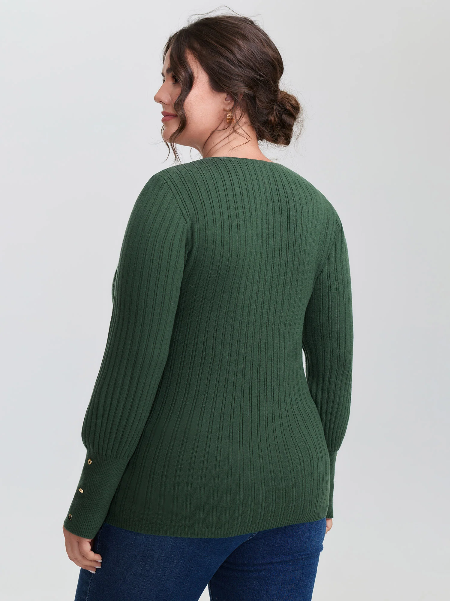 Supersoft Stretchy Round Neck Pullover - Image 5