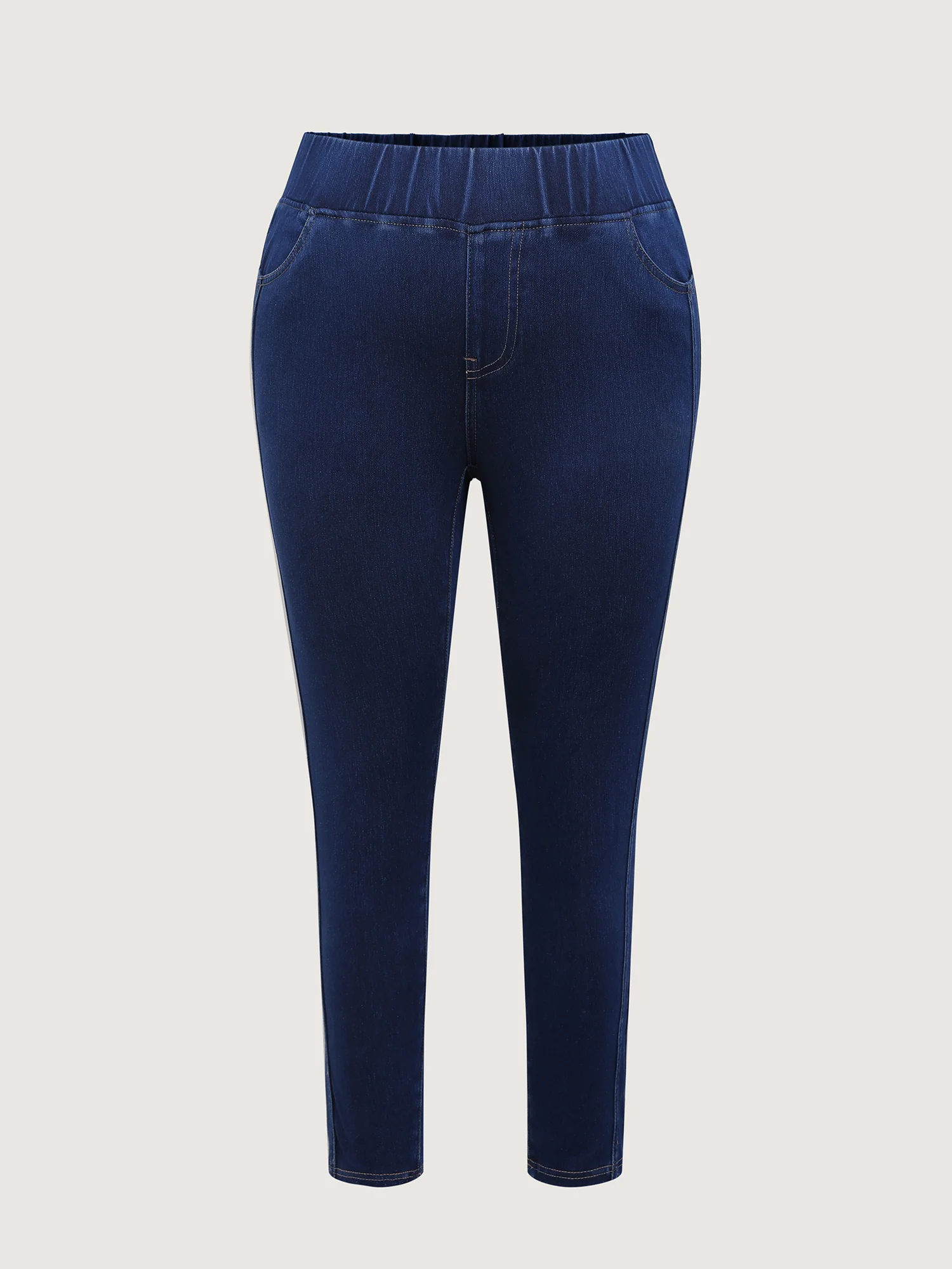 Supersoft Stretchy Skinny-Fit Knit Jeans - Image 7