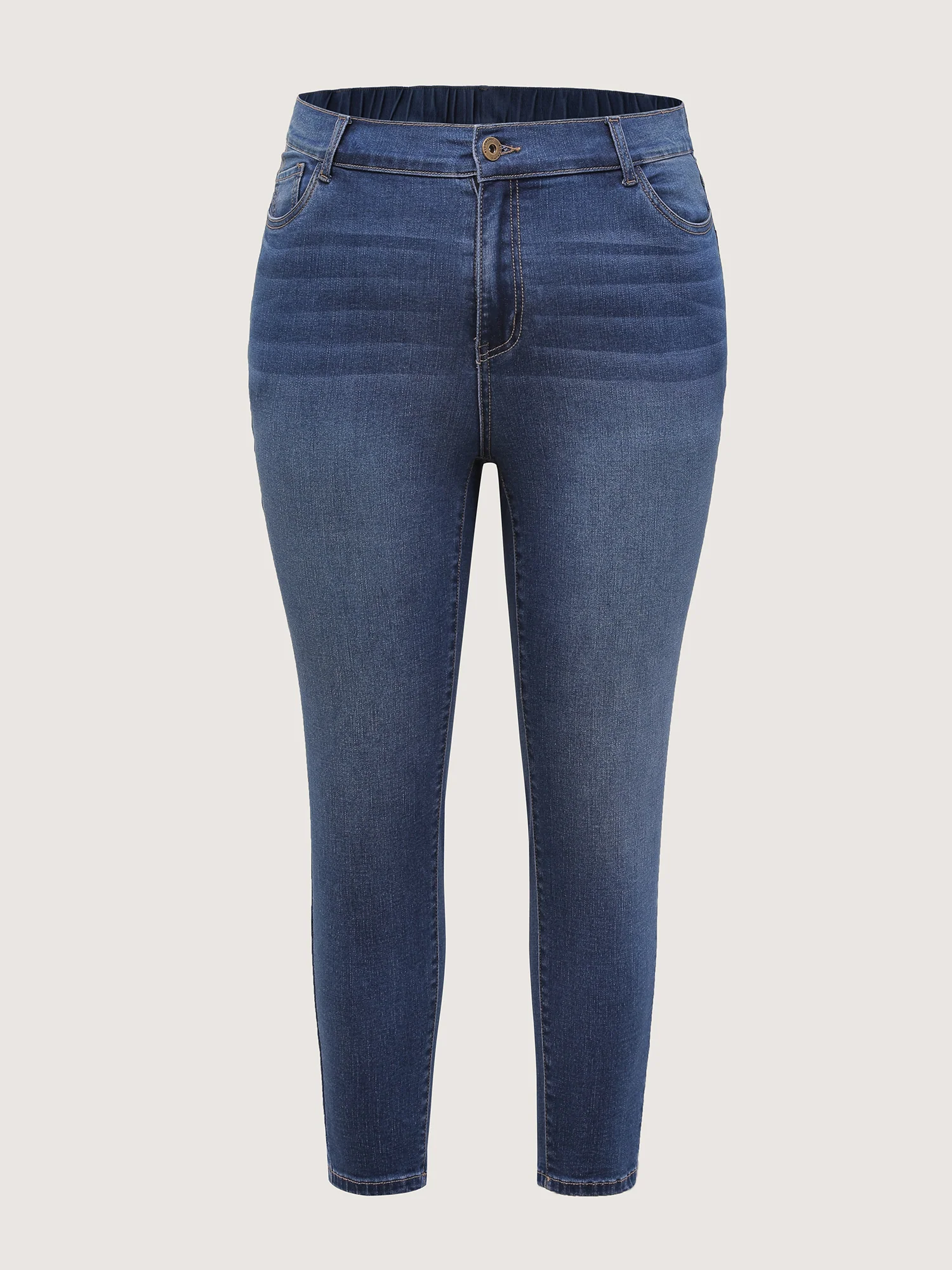 Supersoft Stretchy Waist Skinny-Fit Jeans - Image 8