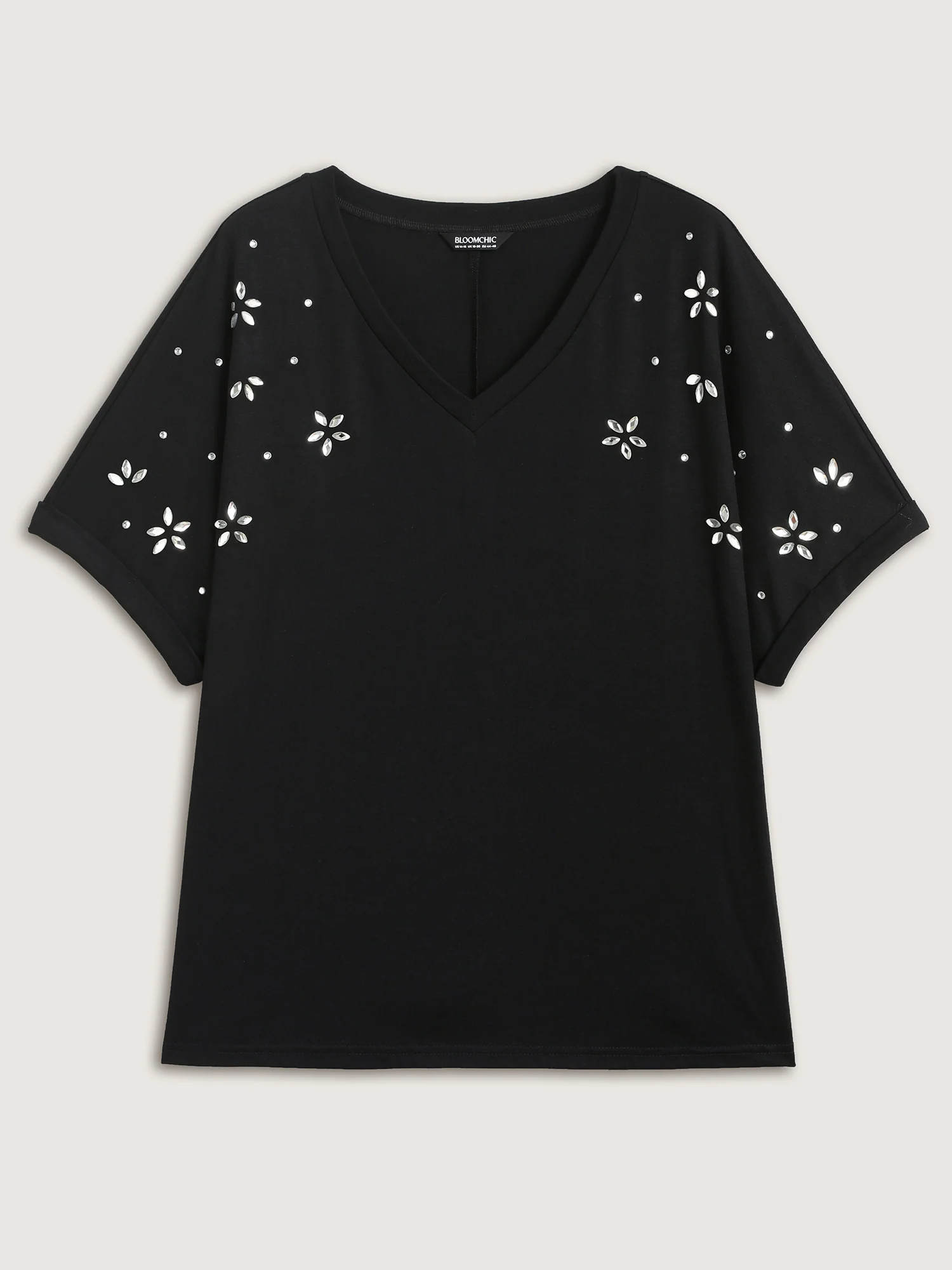 Supersoft Stretchy Zirconia Design T-Shirt - Image 6