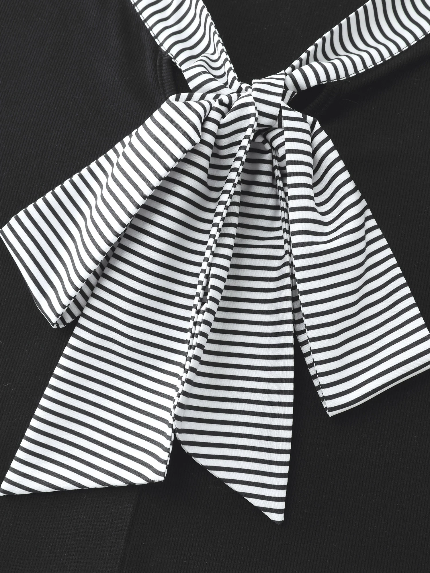 Supersoft Stripe Bow Accent Top - Image 8