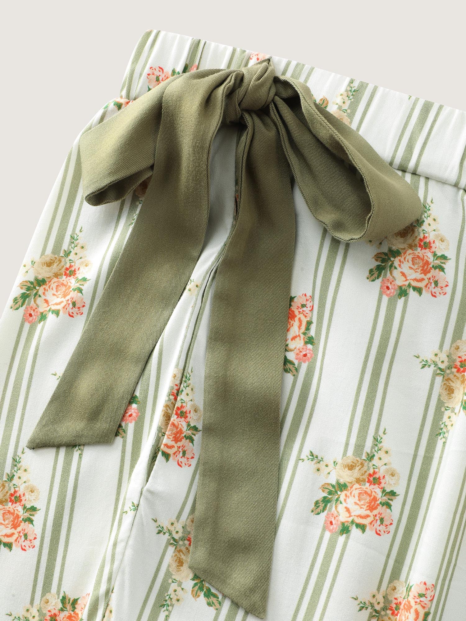 Supersoft Stripe Ribbon Side Tie Pajama Bottoms - Image 6
