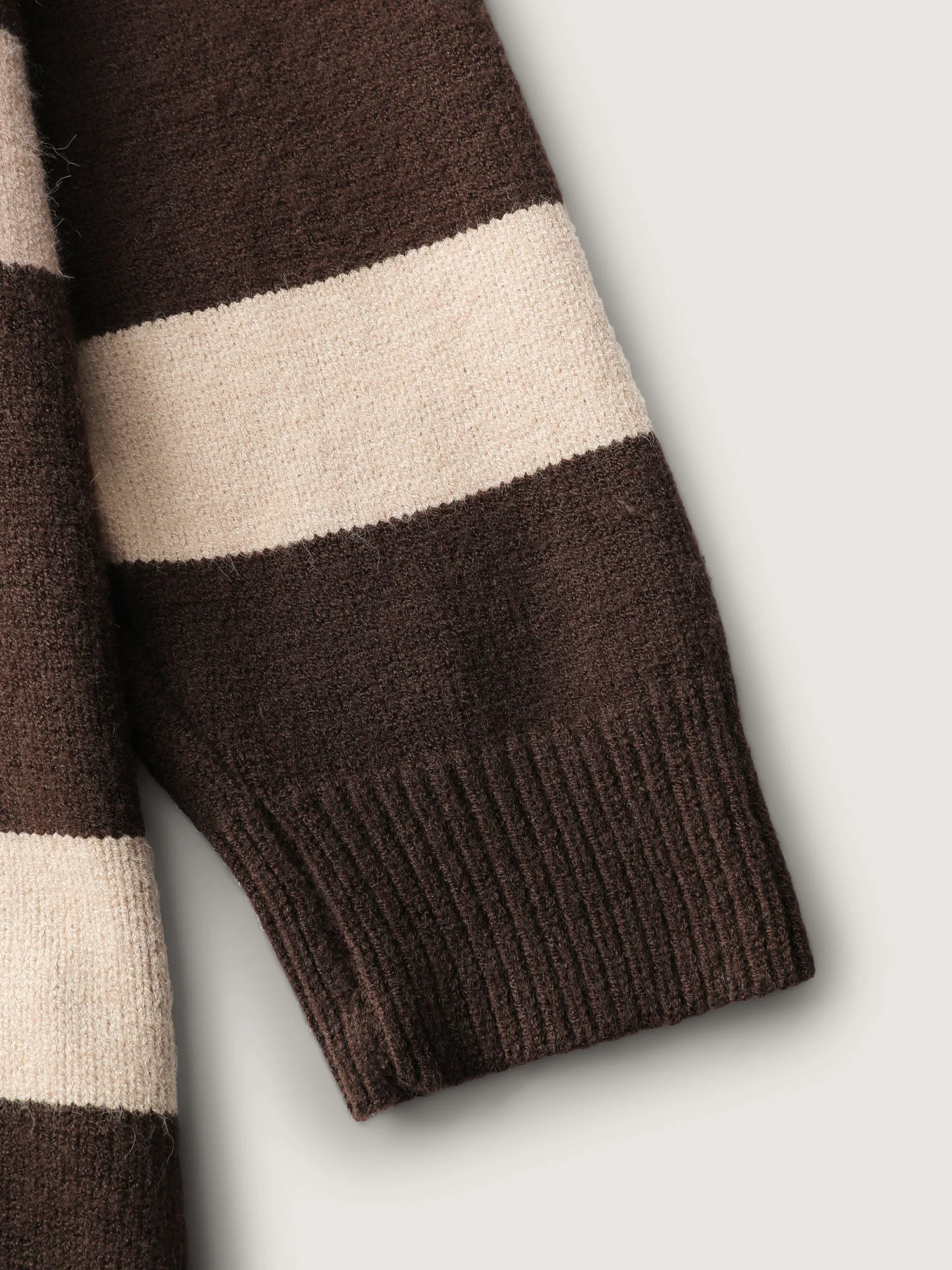 Supersoft Stripe Slit Hooded Pullover - Image 5