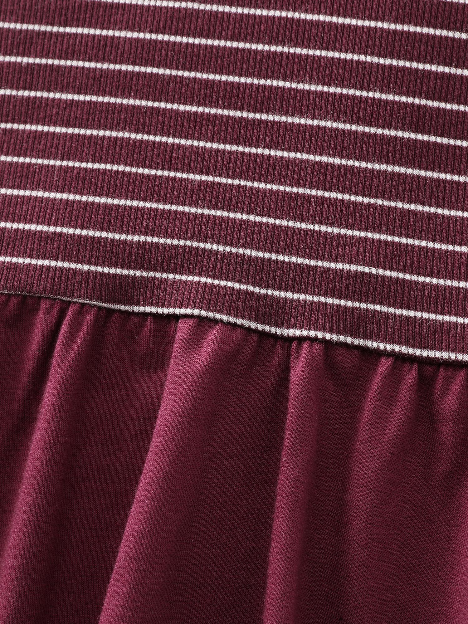 Supersoft Striped Textured Knit Tunic Top - Image 6