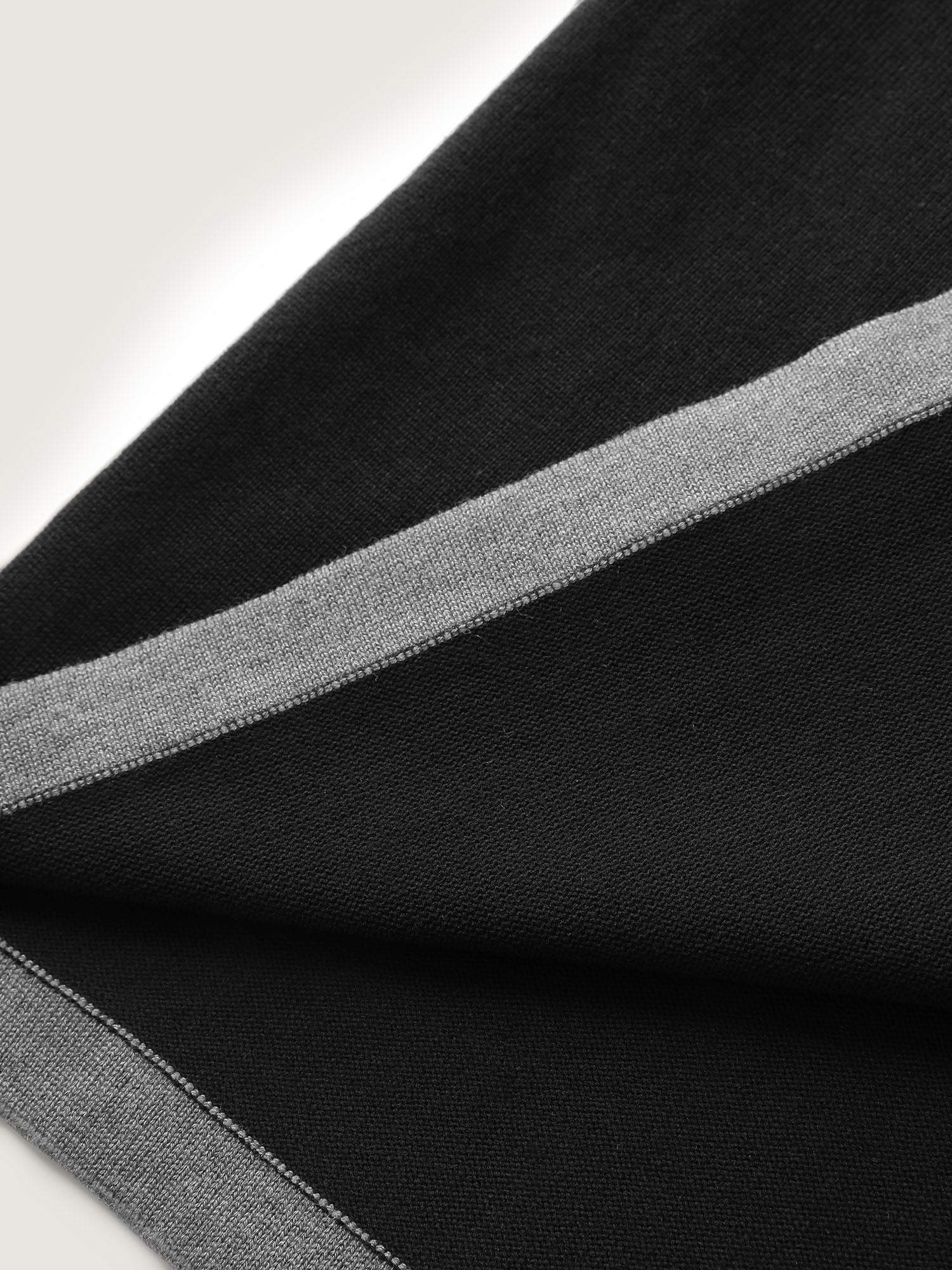 Supersoft Stripes Asymmetrical Collar Knit Cardigan - Image 6