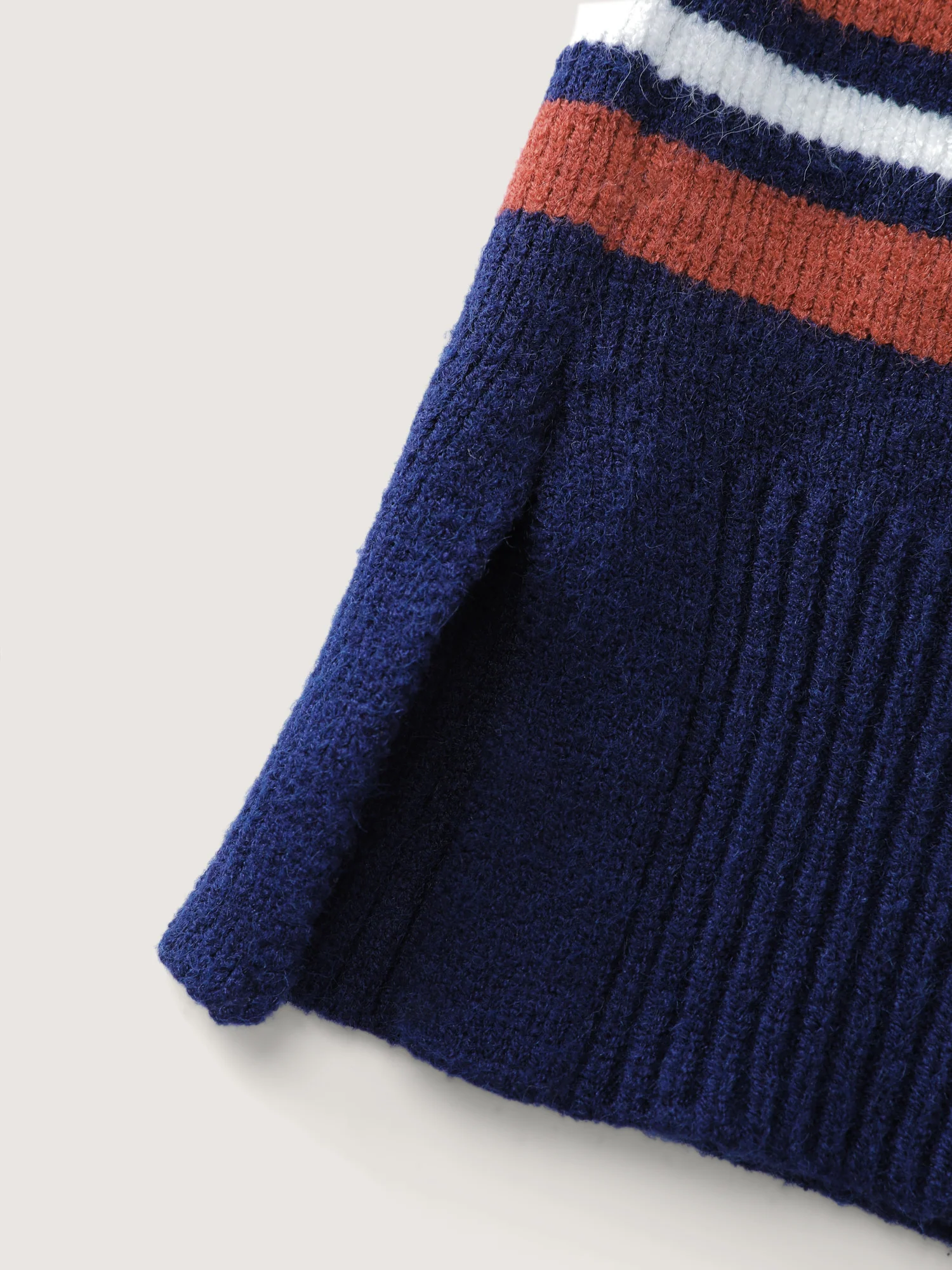 Supersoft Stripes Polo Collar Pullover - Image 6