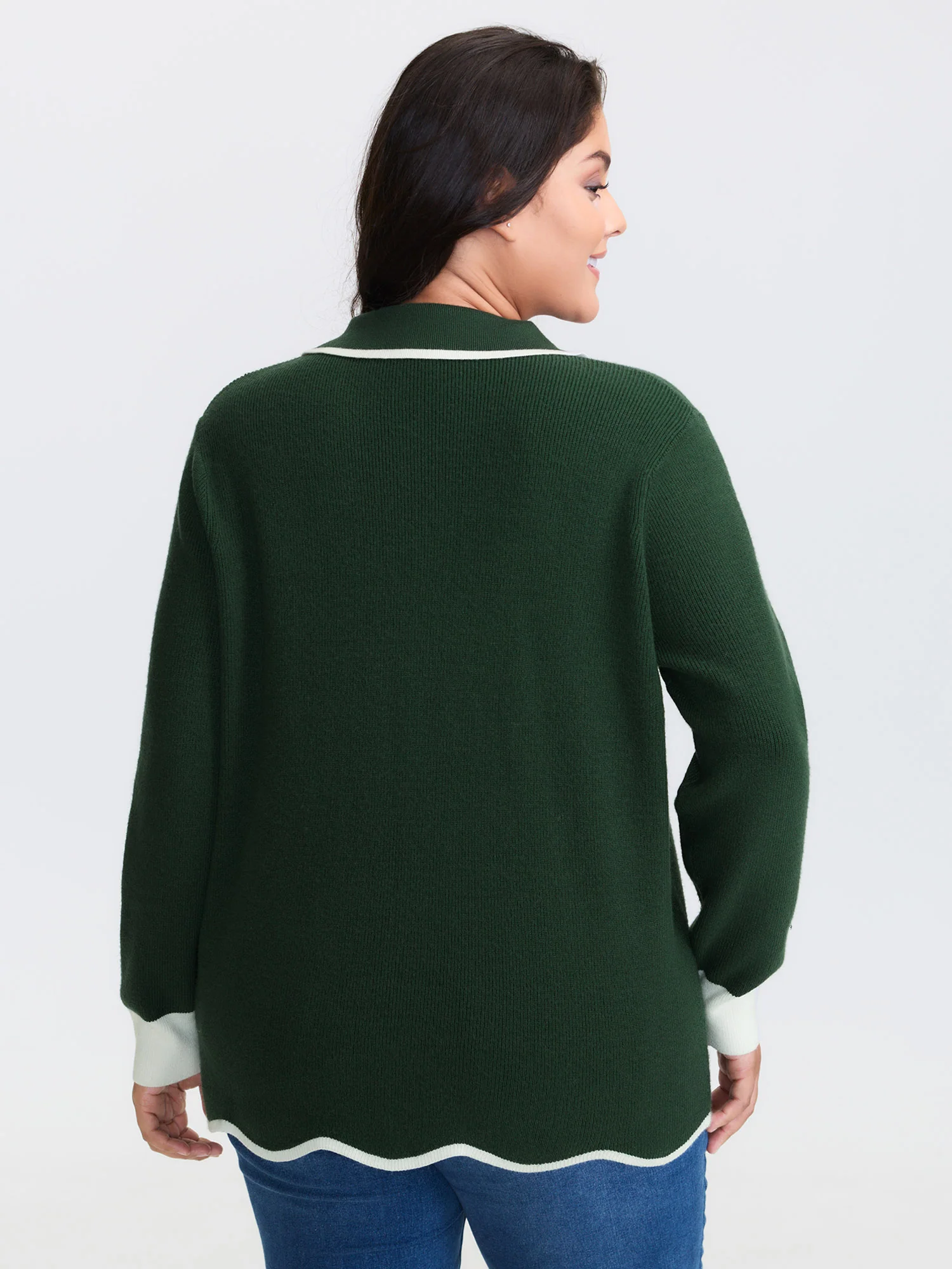 Supersoft Super Stretchy Half Zipper Pullover - Image 4