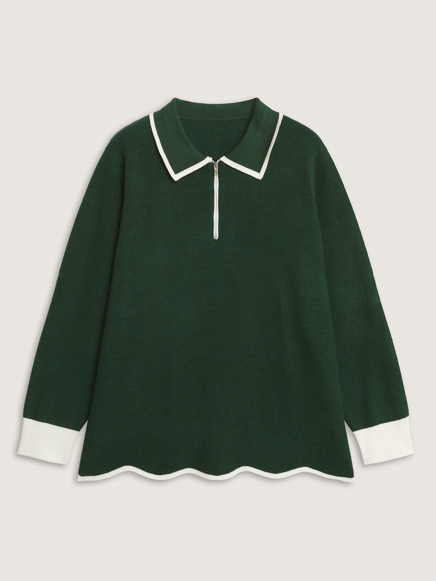 Supersoft Super Stretchy Half Zipper Pullover - Image 5