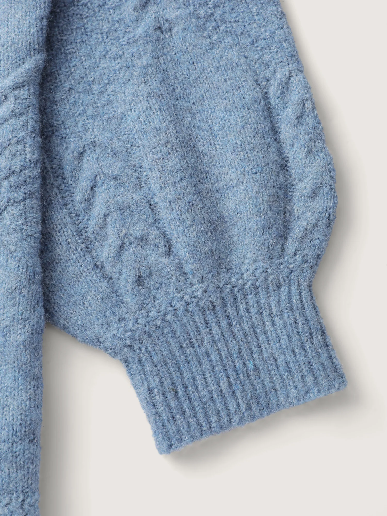 Supersoft Textured Backless Ribbed Hem Pullover - Image 6