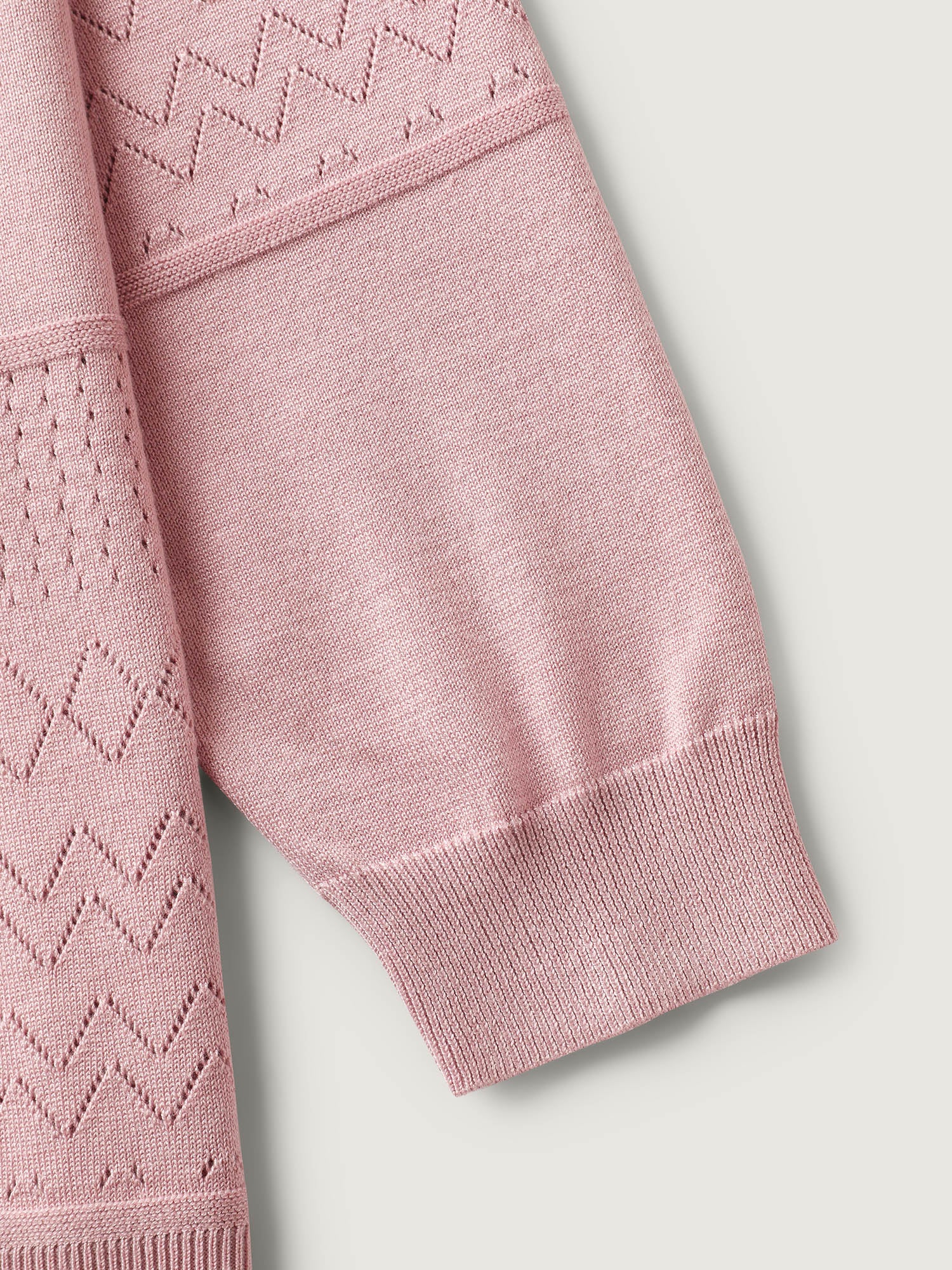 Supersoft Textured Eyelet Trim Pullover - Image 12