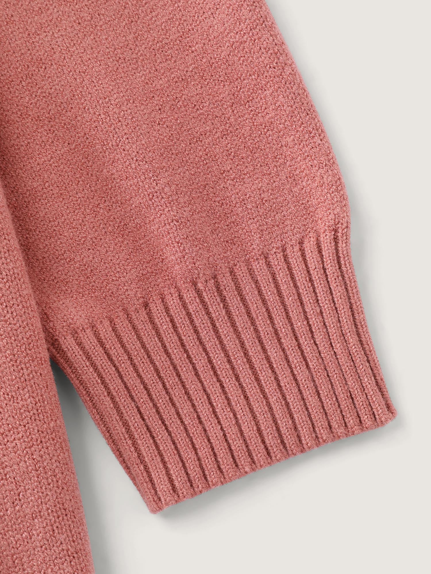Supersoft Textured Ribbed Hem Drop Shoulder Pullover - Image 7
