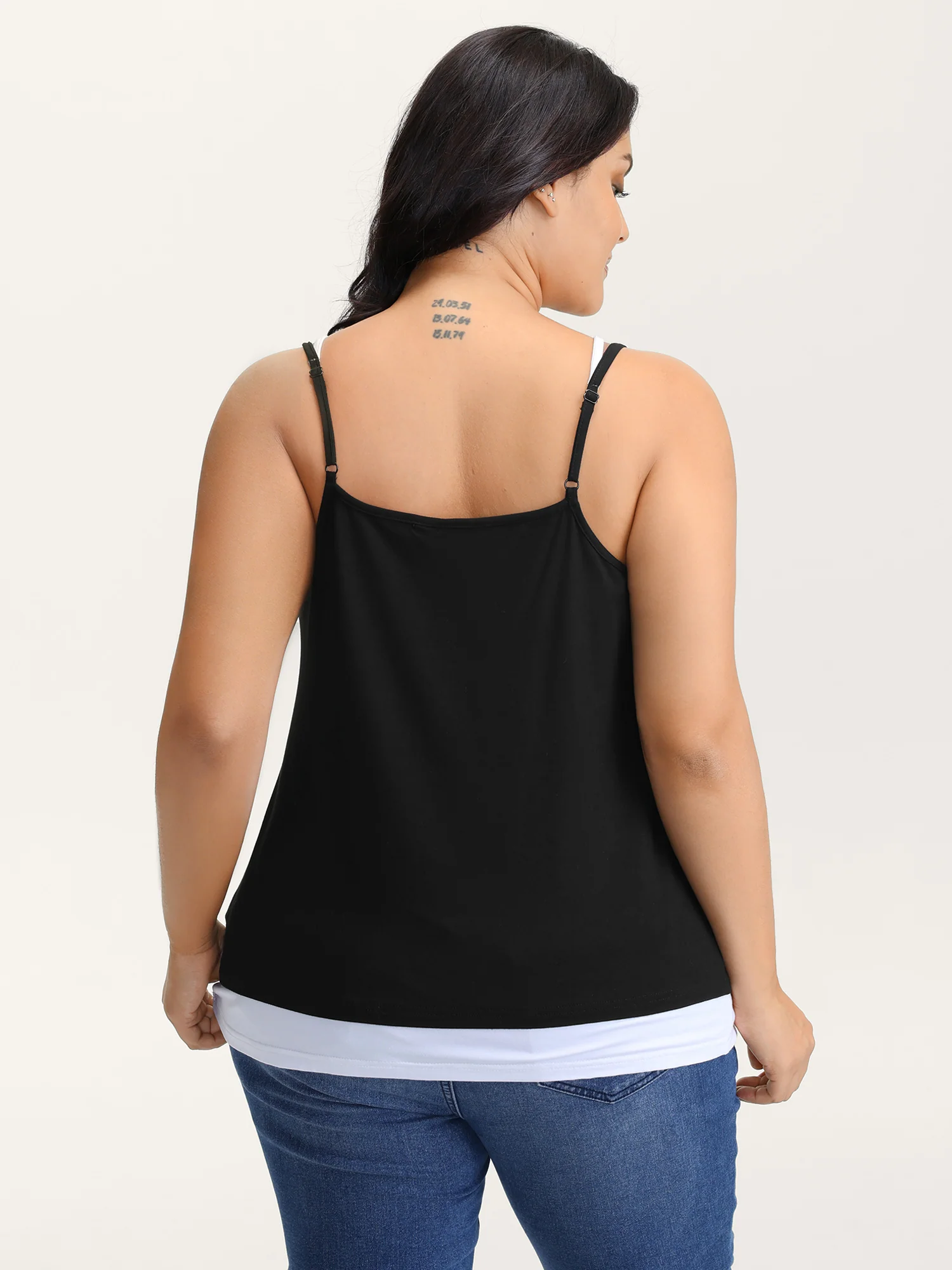 Supersoft Thin Straps Fitted Tank Top - Image 4