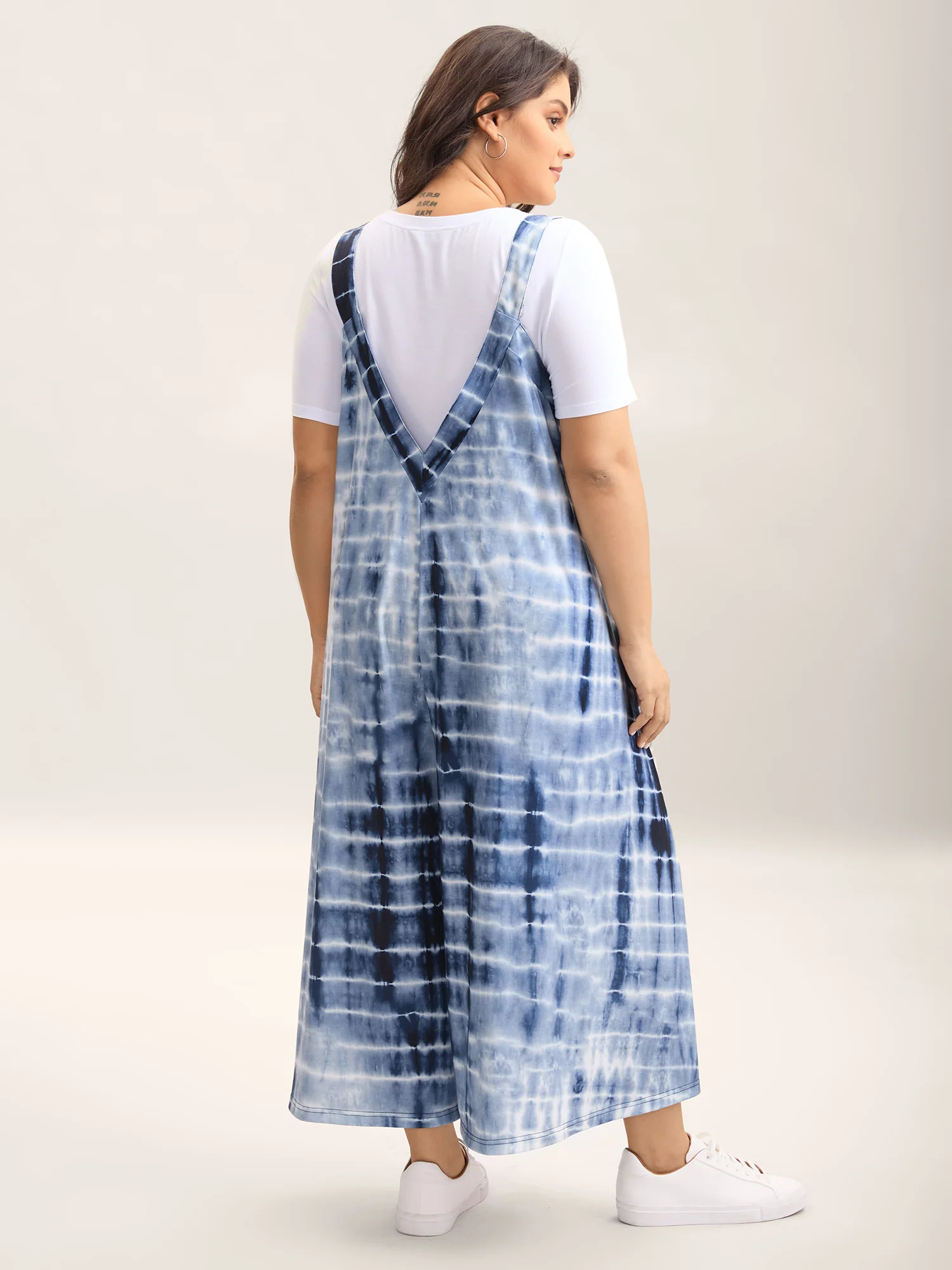 Supersoft Tie-Dye Backless Jumpsuit - Image 3