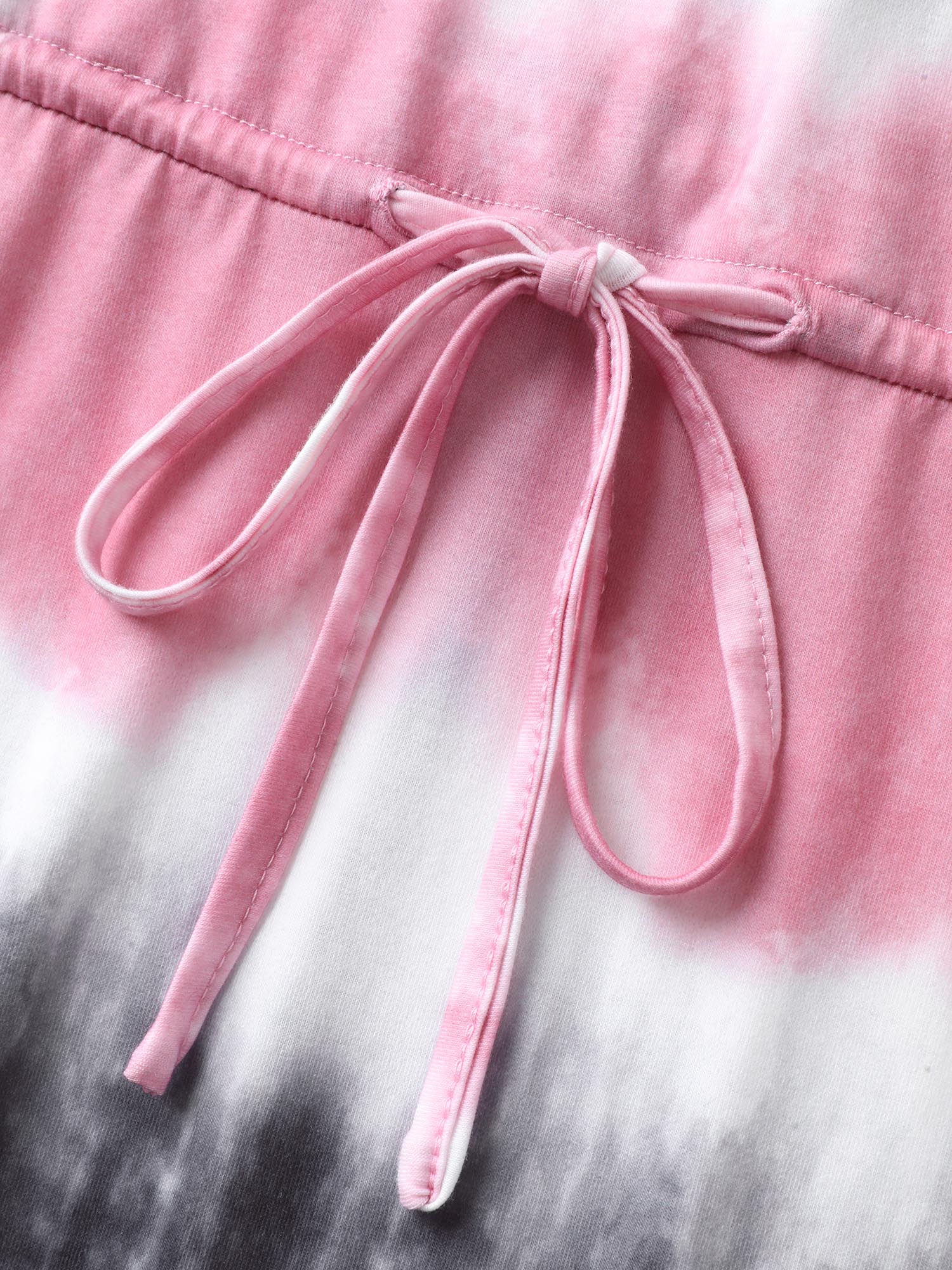 Supersoft Tie-Dye Drawstring Midi Dress - Image 5