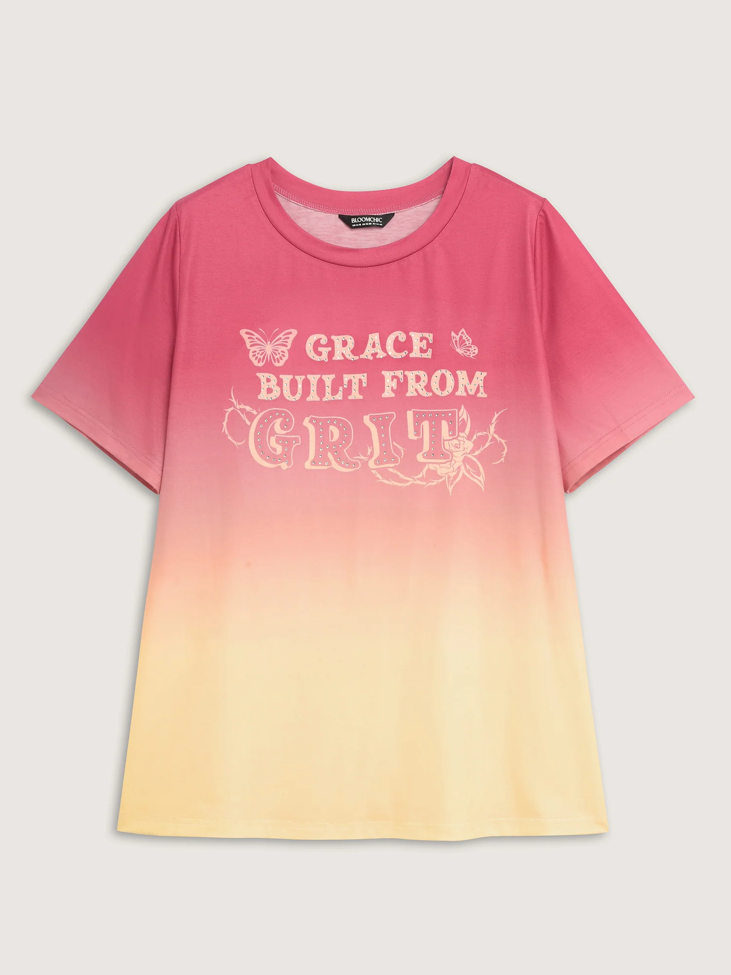 Supersoft Tie-Dye Gradient Graphic T-Shirt - Image 7