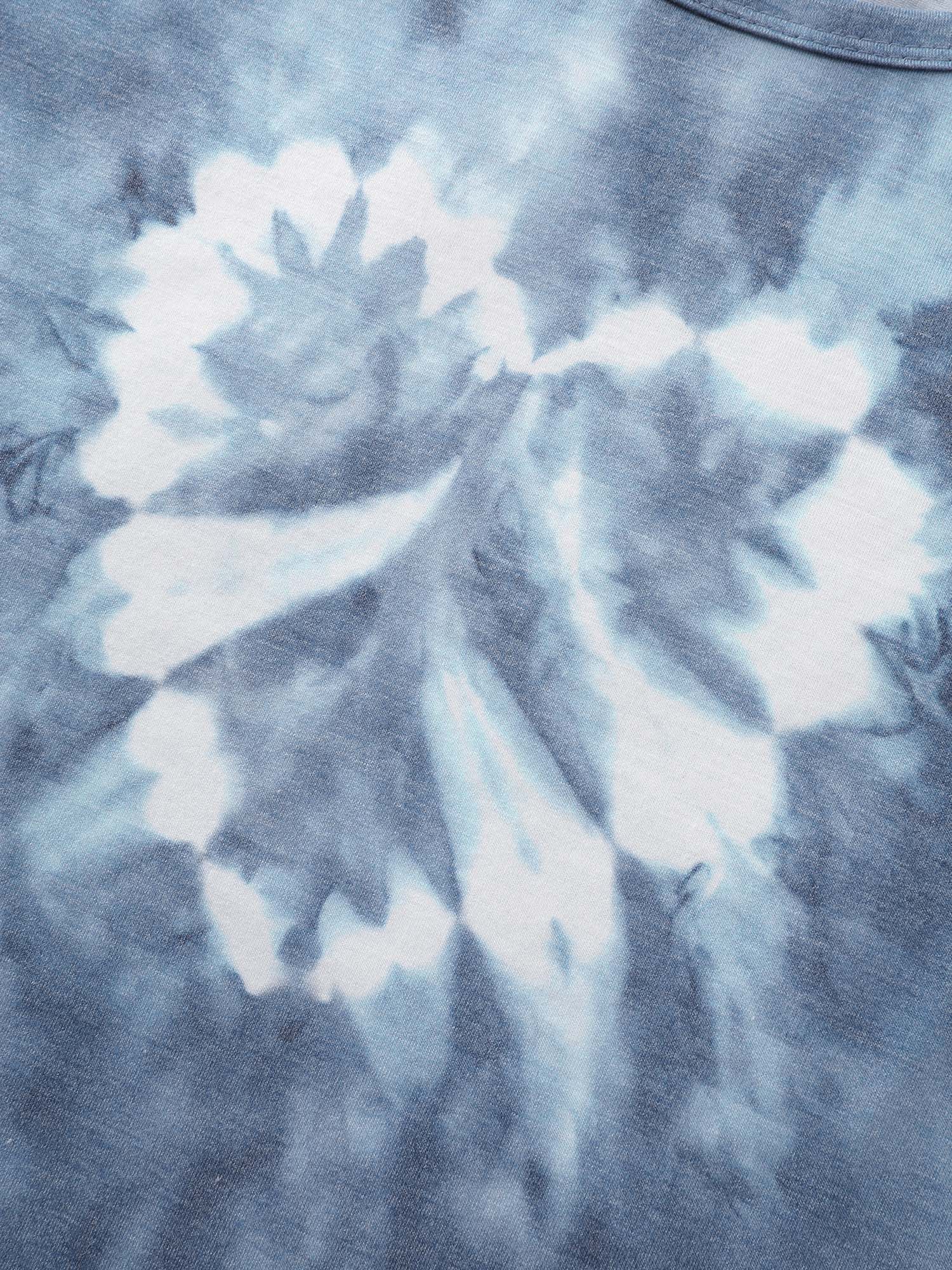 Supersoft Tie-Dye Round Neck Loose Fit Tank Top - Image 5