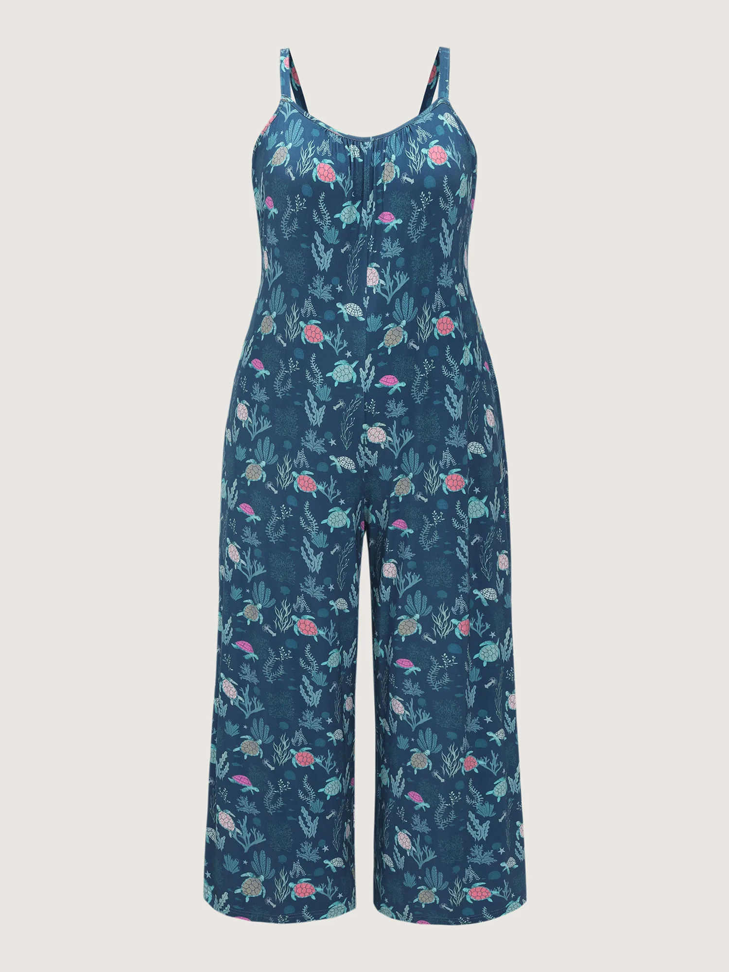 Supersoft Turtle Print Lounge Jumpsuit - Image 6