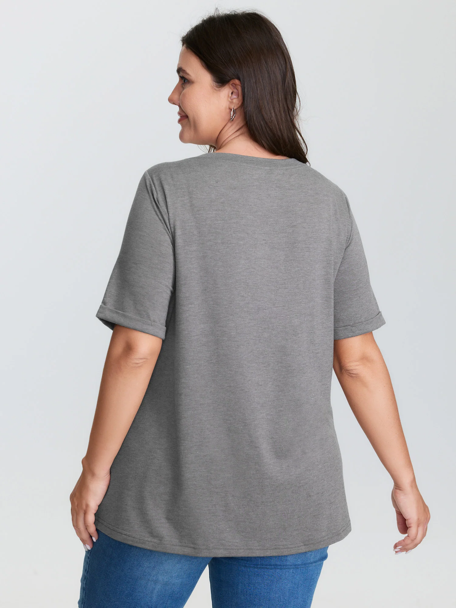 Supersoft Turtle Print Plain T-Shirt - Image 4