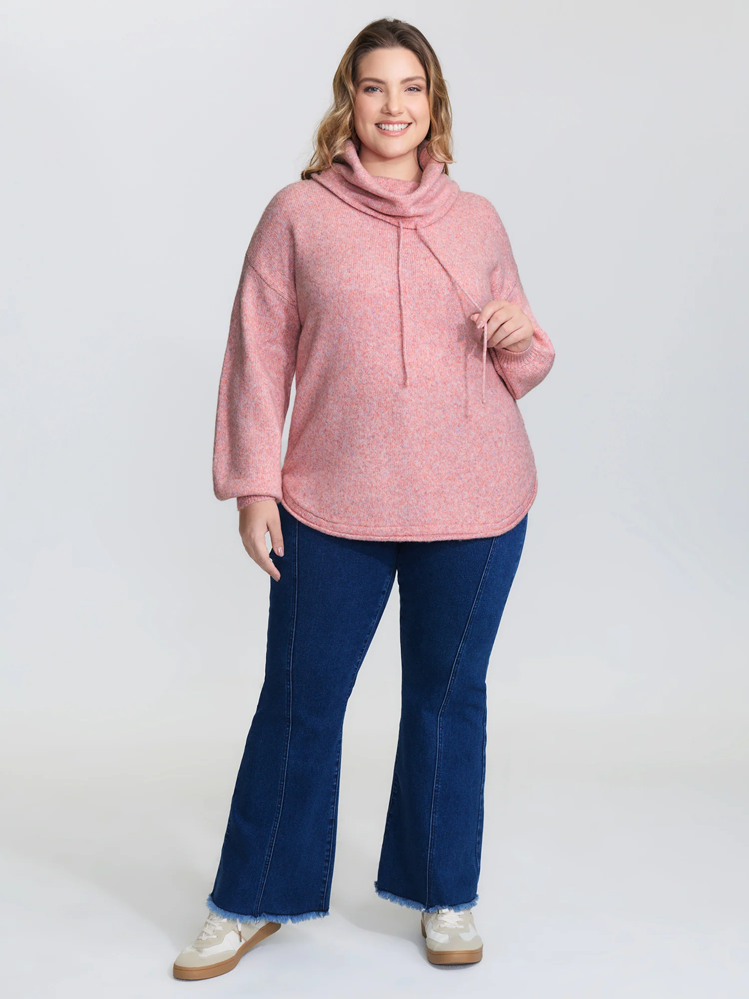 Supersoft Turtleneck Balloon Sleeve Pullover - Image 2
