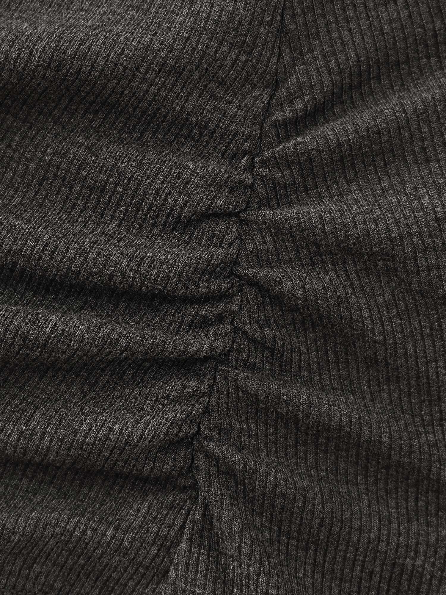 Supersoft Turtleneck Ribbed T-Shirt - Image 5