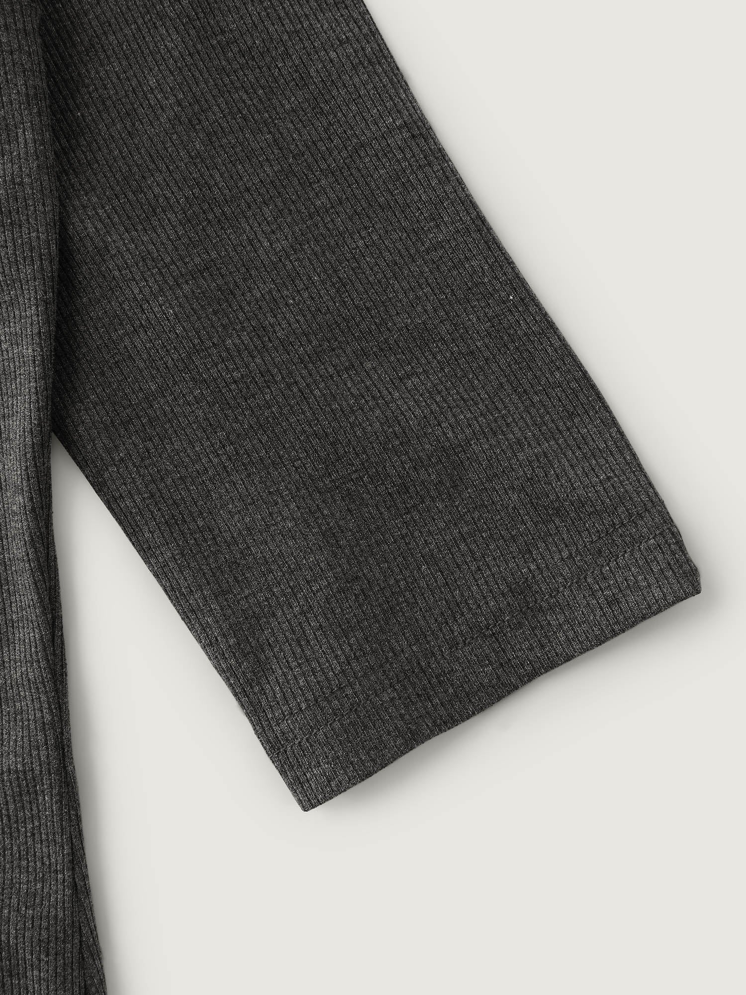 Supersoft Turtleneck Ribbed T-Shirt - Image 6