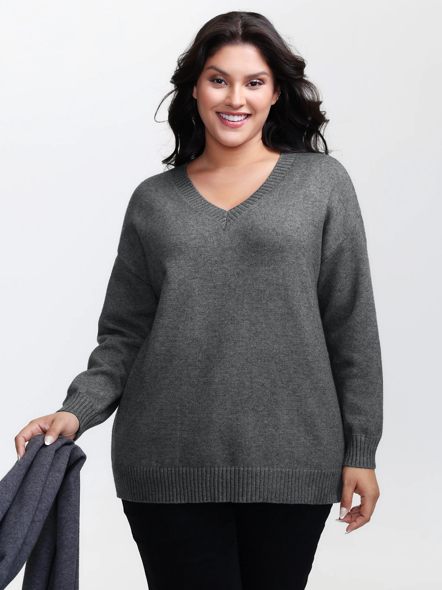 Supersoft Two-Piece Scarf Cozy Pullover - Image 3