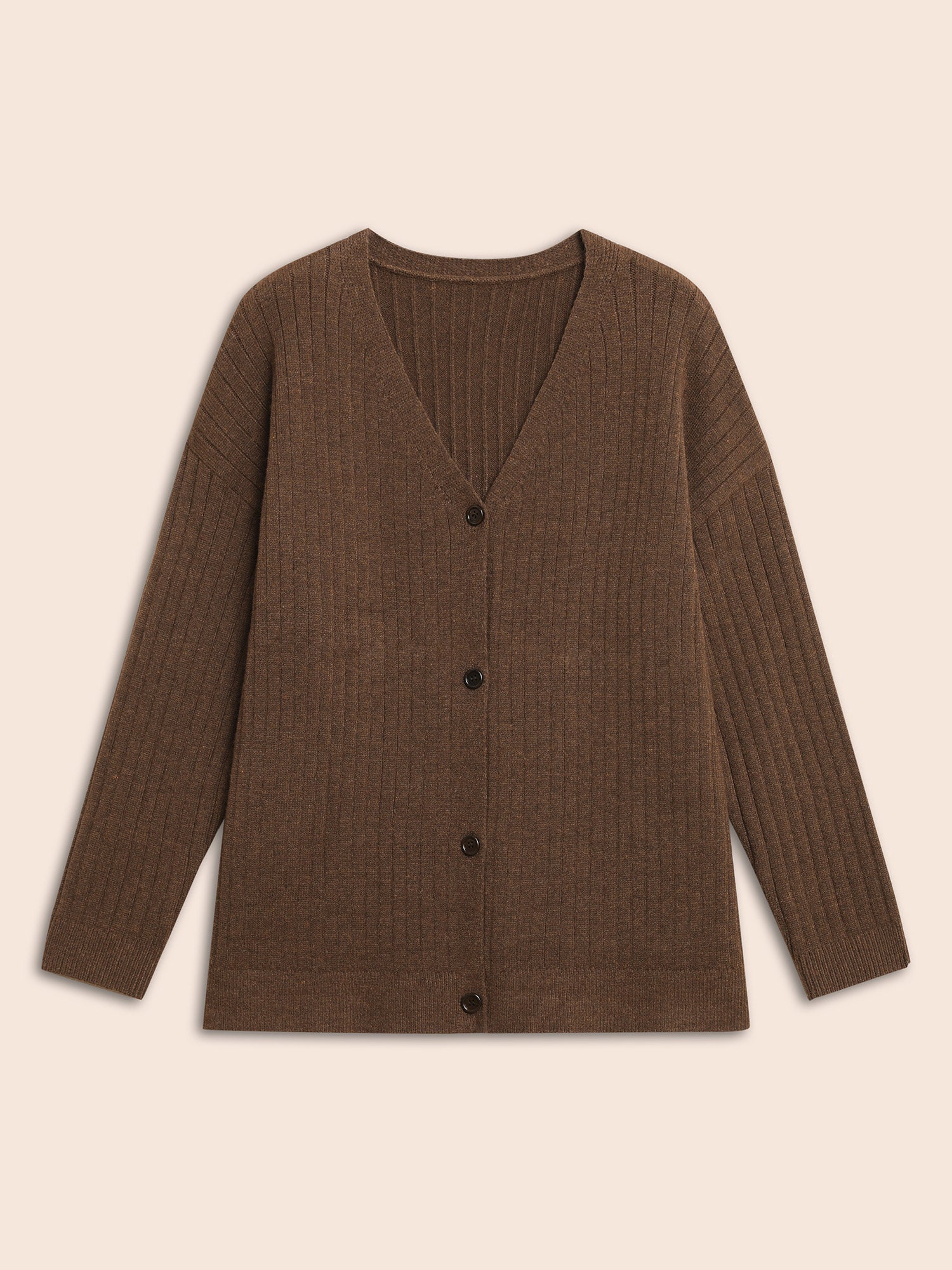 Supersoft V-Neck Cable Knit Cardigan - Image 8