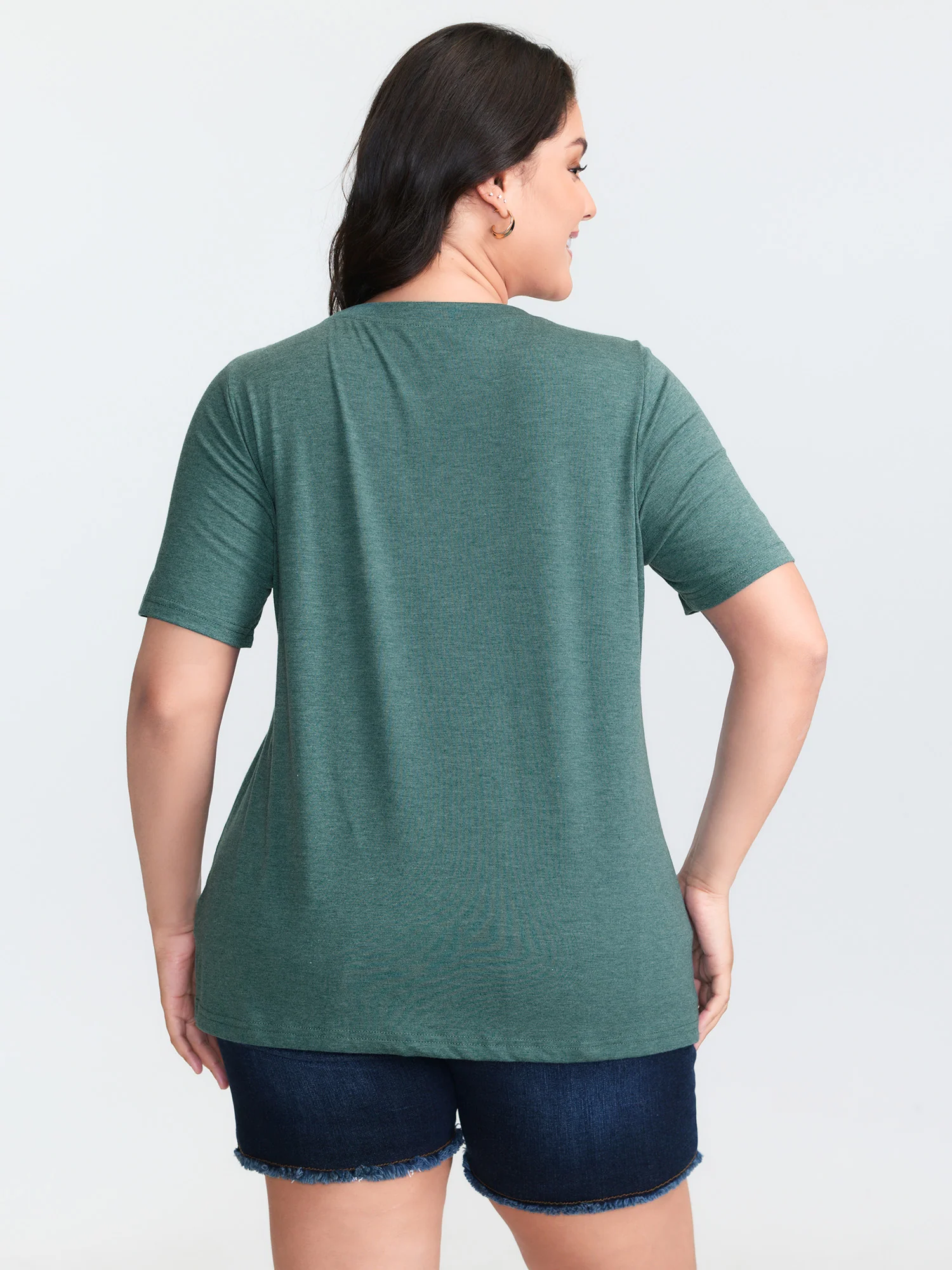 Supersoft Vintage Stamps Print T-Shirt - Image 4