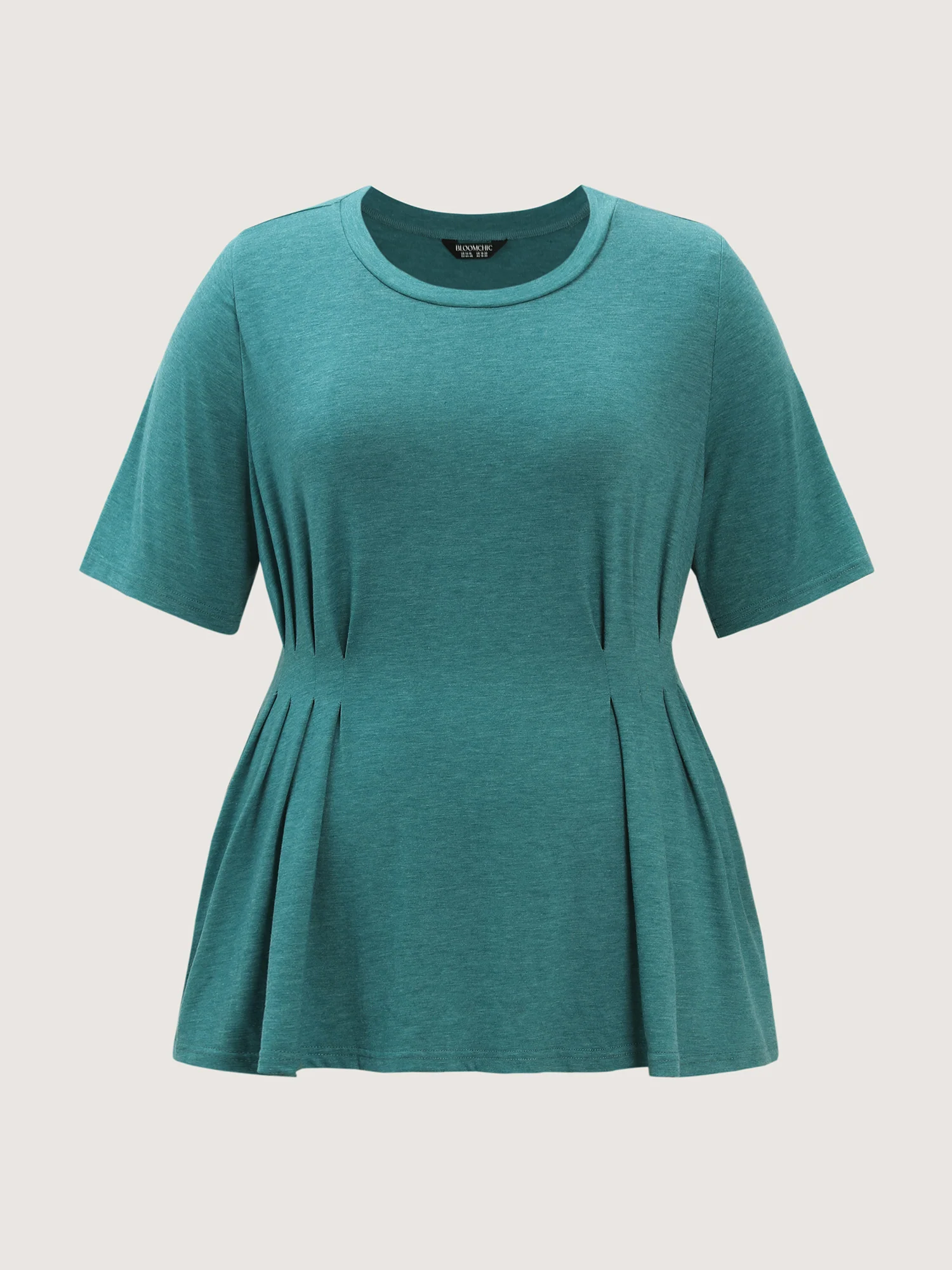 Supersoft Waist-Defining Pleated T-Shirt - Image 7