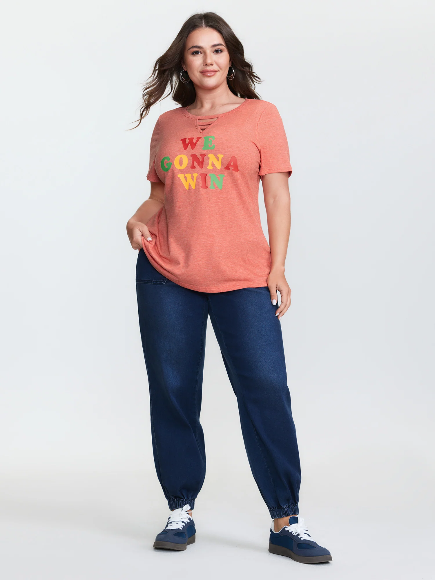 Supersoft We Gonna Win Cut-Out T-Shirt - Image 2