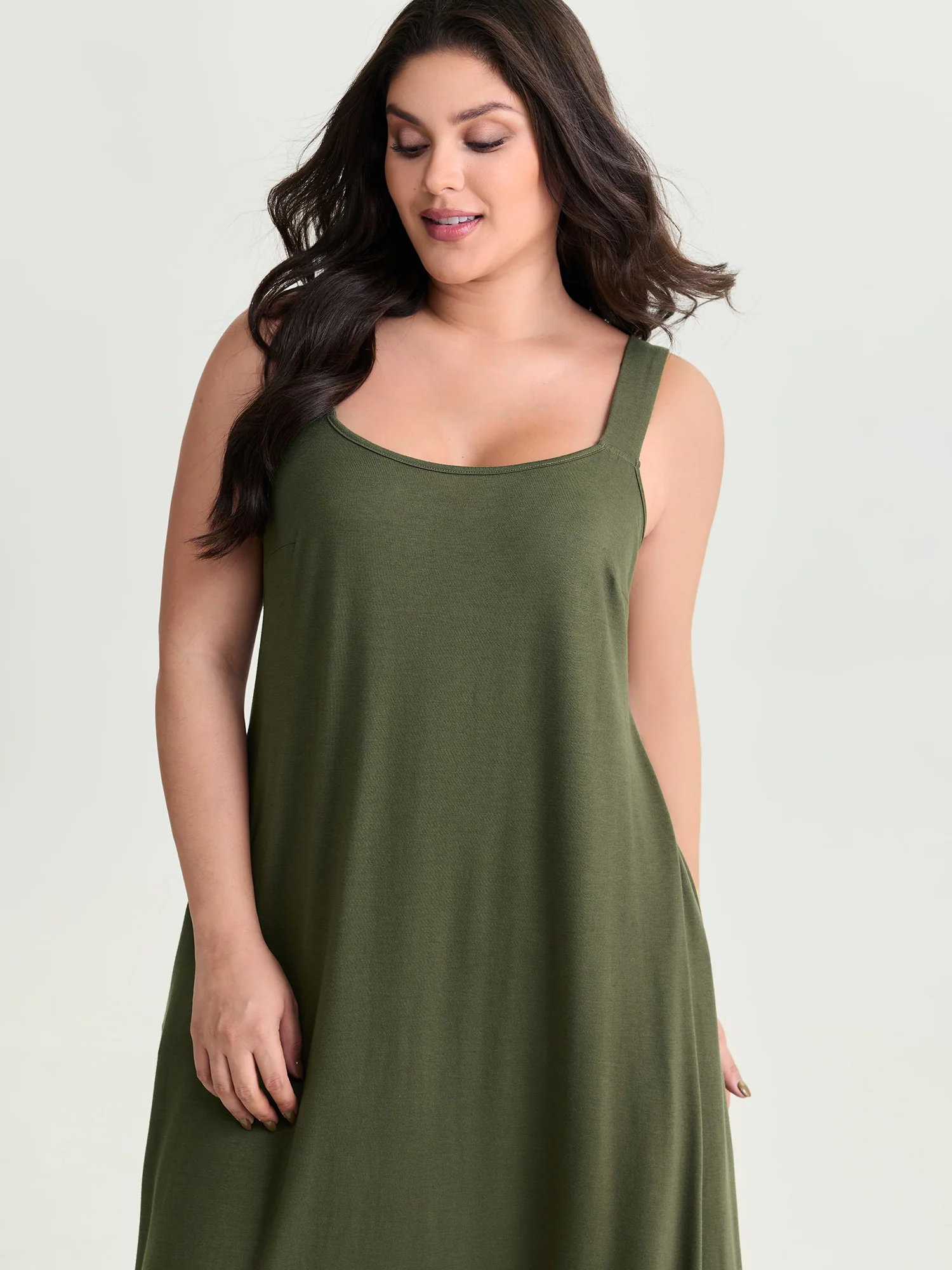 Supersoft Wide-Strap Relaxed-Fit Maxi Dress - Image 2