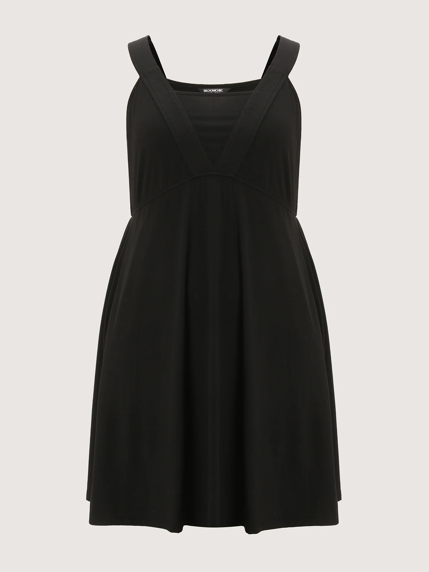 Supersoft Wide Straps Plain Mini Dress - Image 7