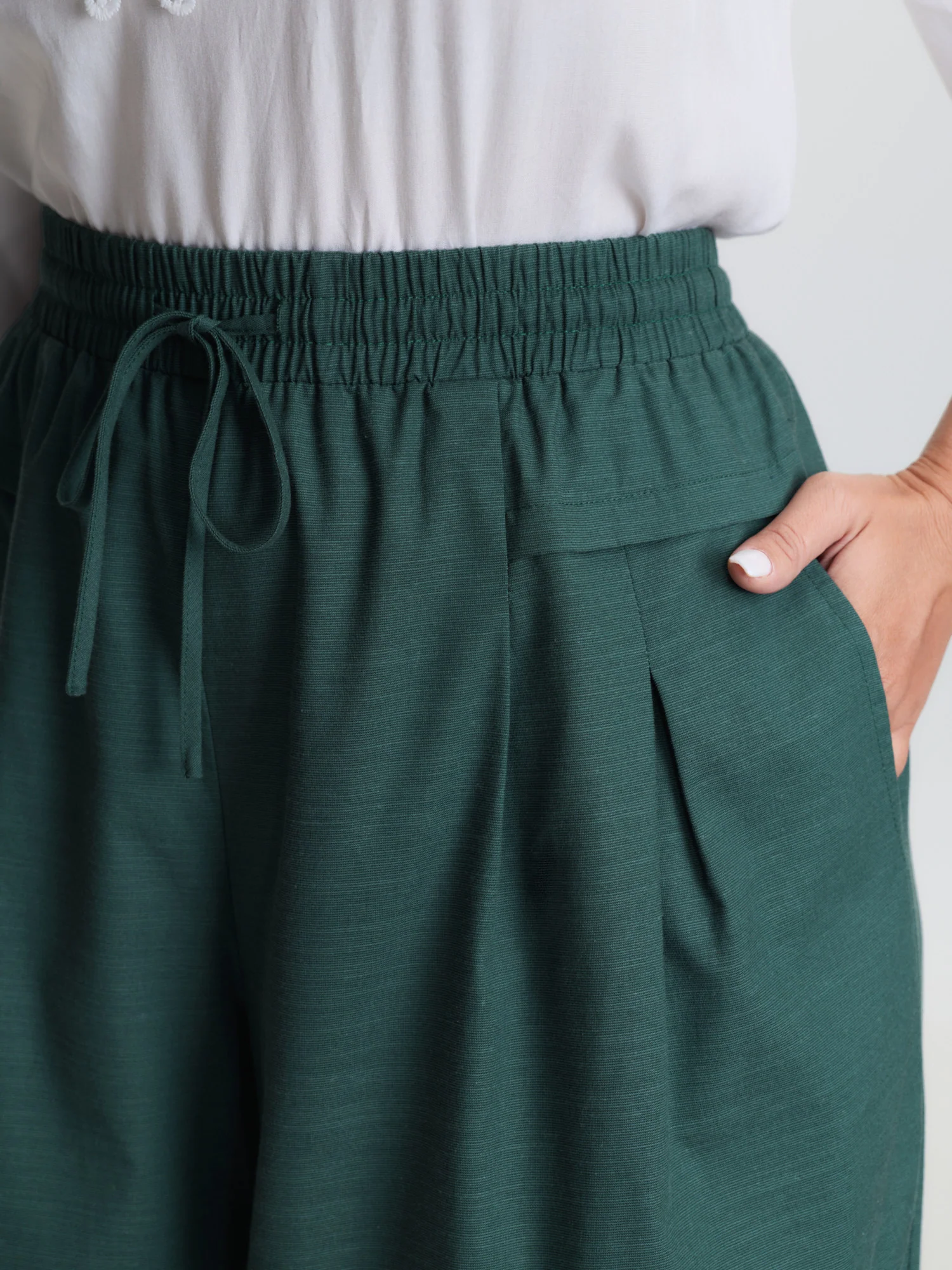Supersoft Wide Waistband Drawstring Pants - Image 3