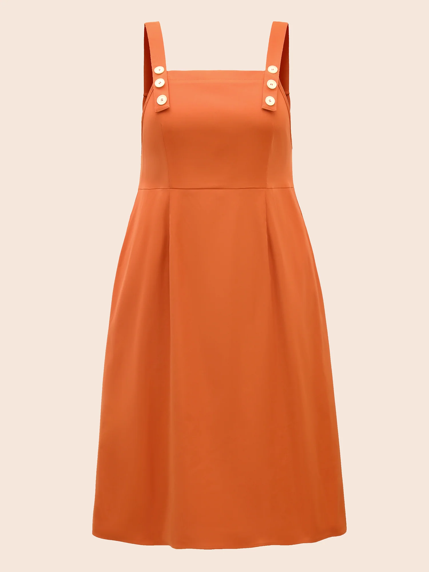 Suspender Skirt Style Midi Dress - Image 7
