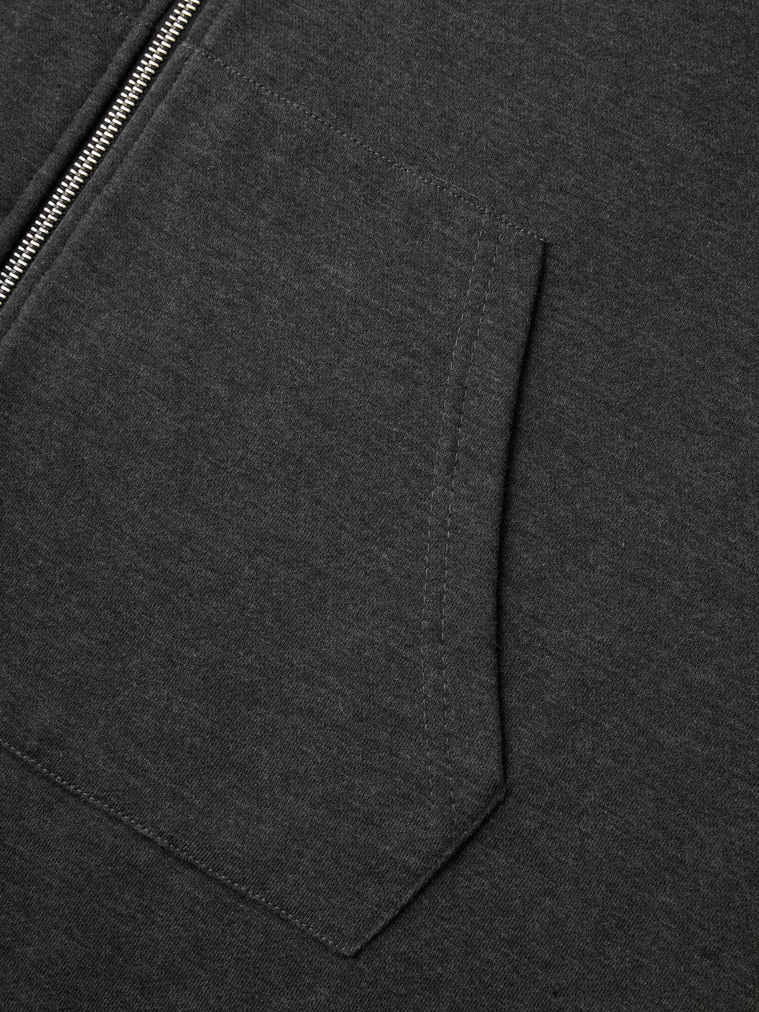 Sweatshirt Longline Solid Jacket - Image 6