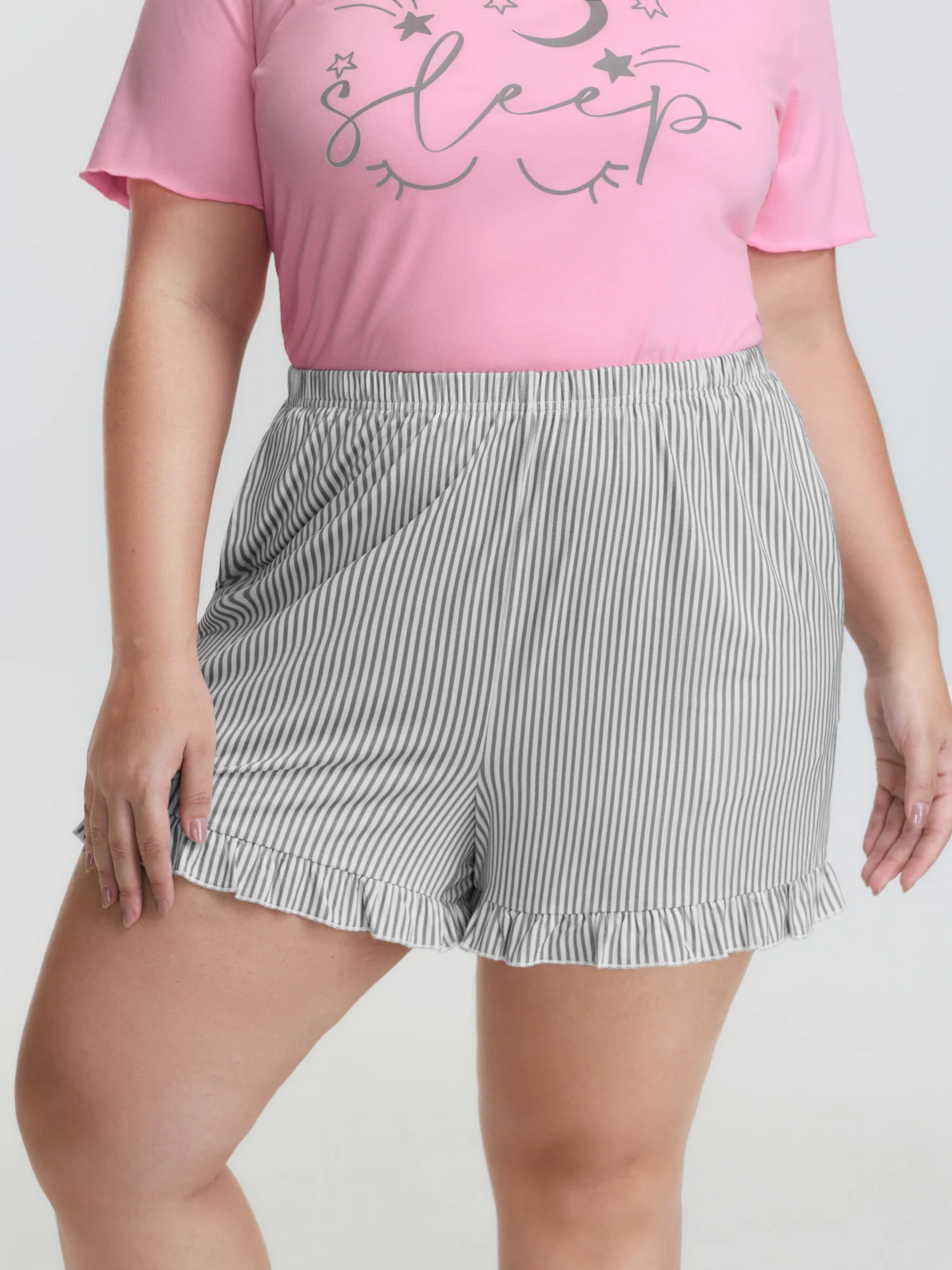 Sweet Dreams Color Contrast Pajama Set - Image 4