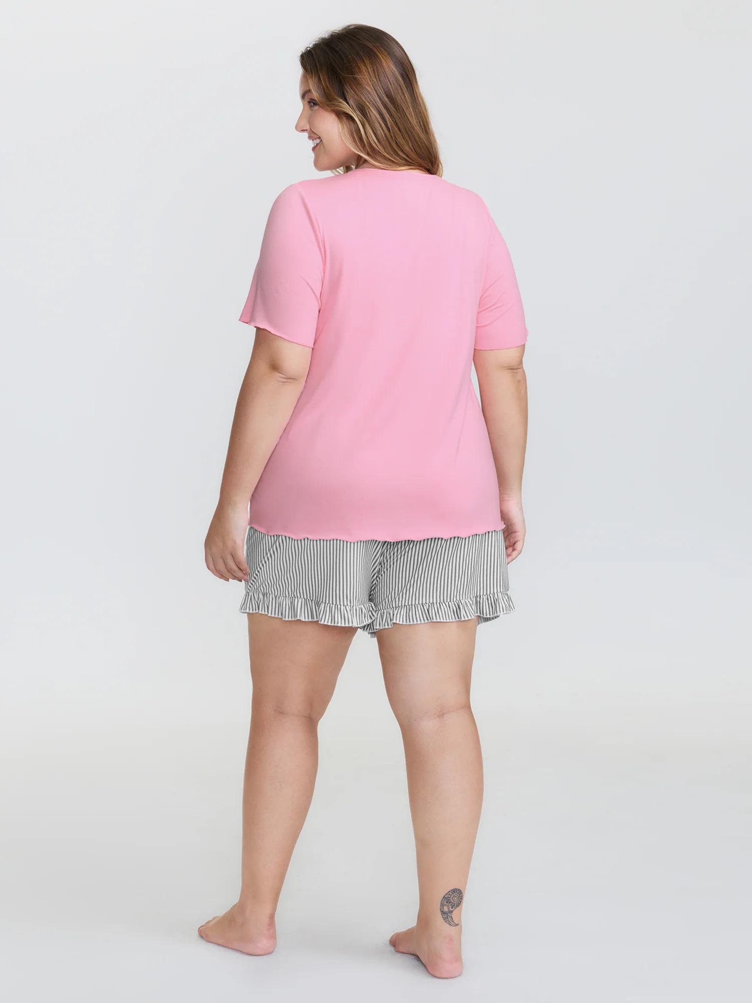 Sweet Dreams Color Contrast Pajama Set - Image 7